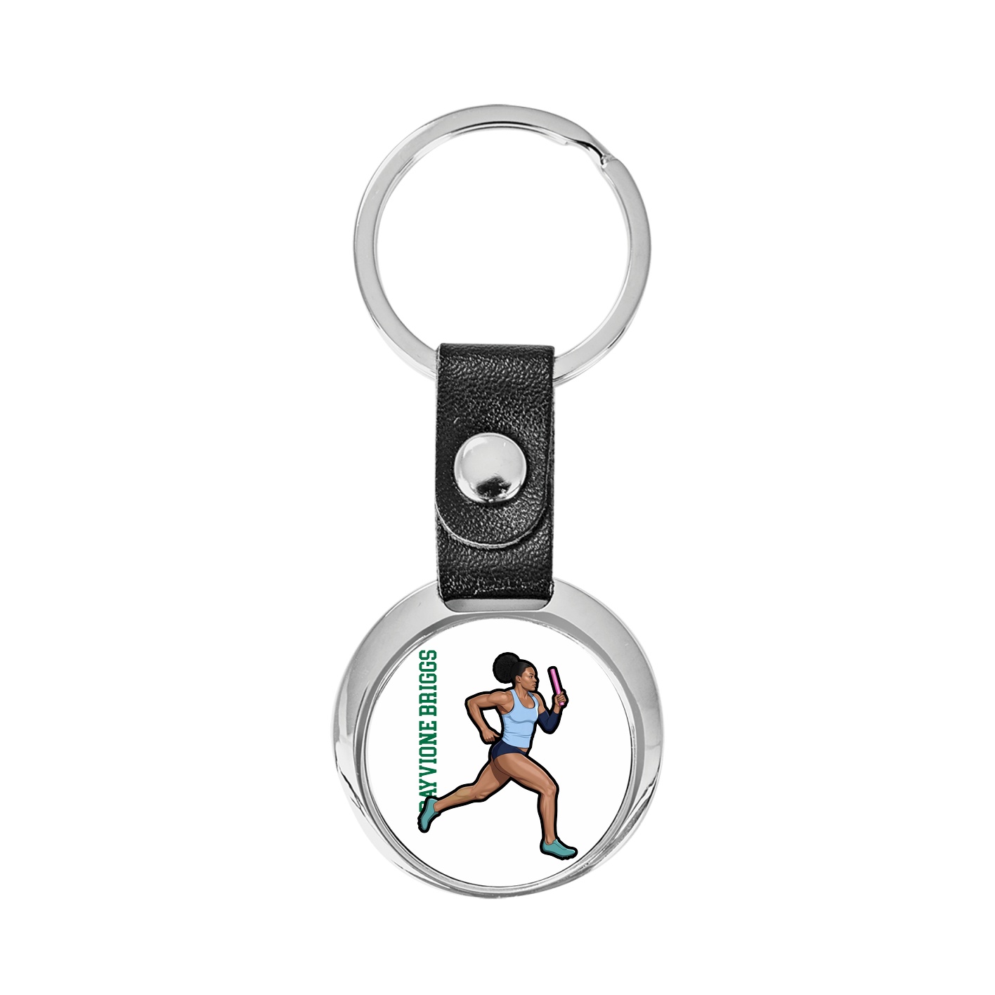 Key Chain — Name Vertical in Classic
