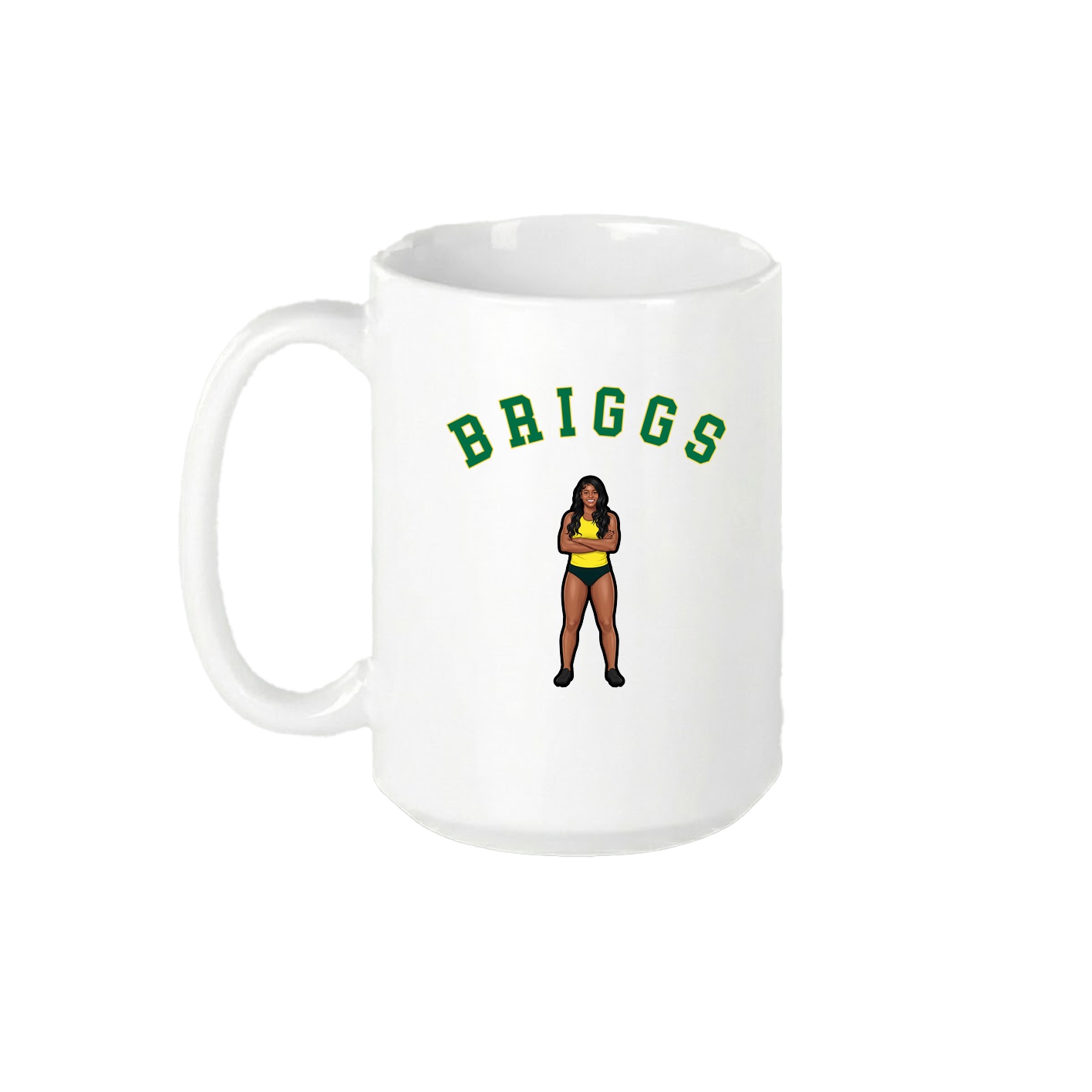 15oz Coffee Mug — Shirsey Arch in White