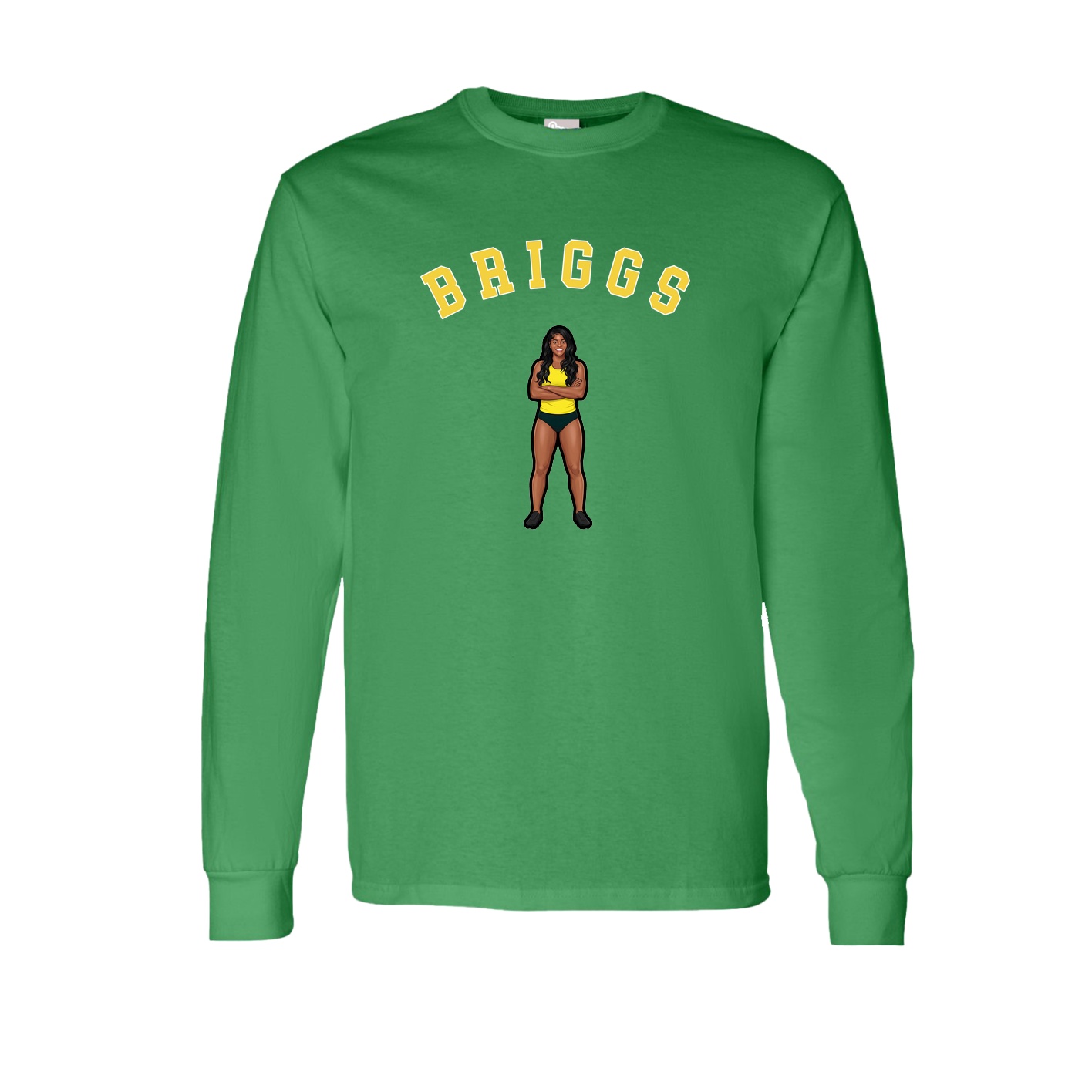 Long Sleeve Tee — Shirsey Arch in Green