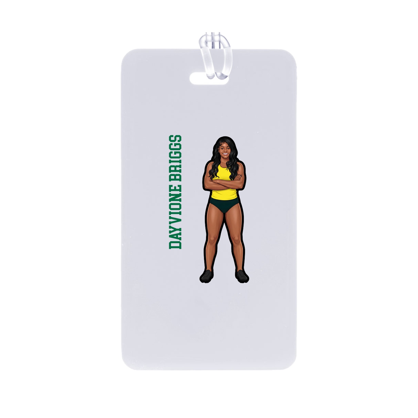 Bag Tag — Name Vertical in Classic