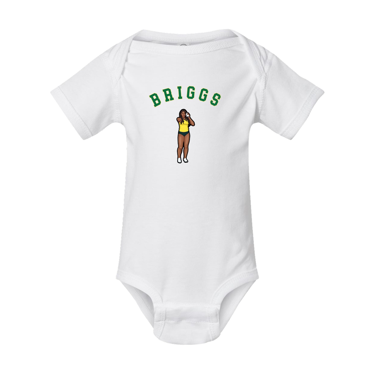 Baby Onesie — Shirsey Arch in White