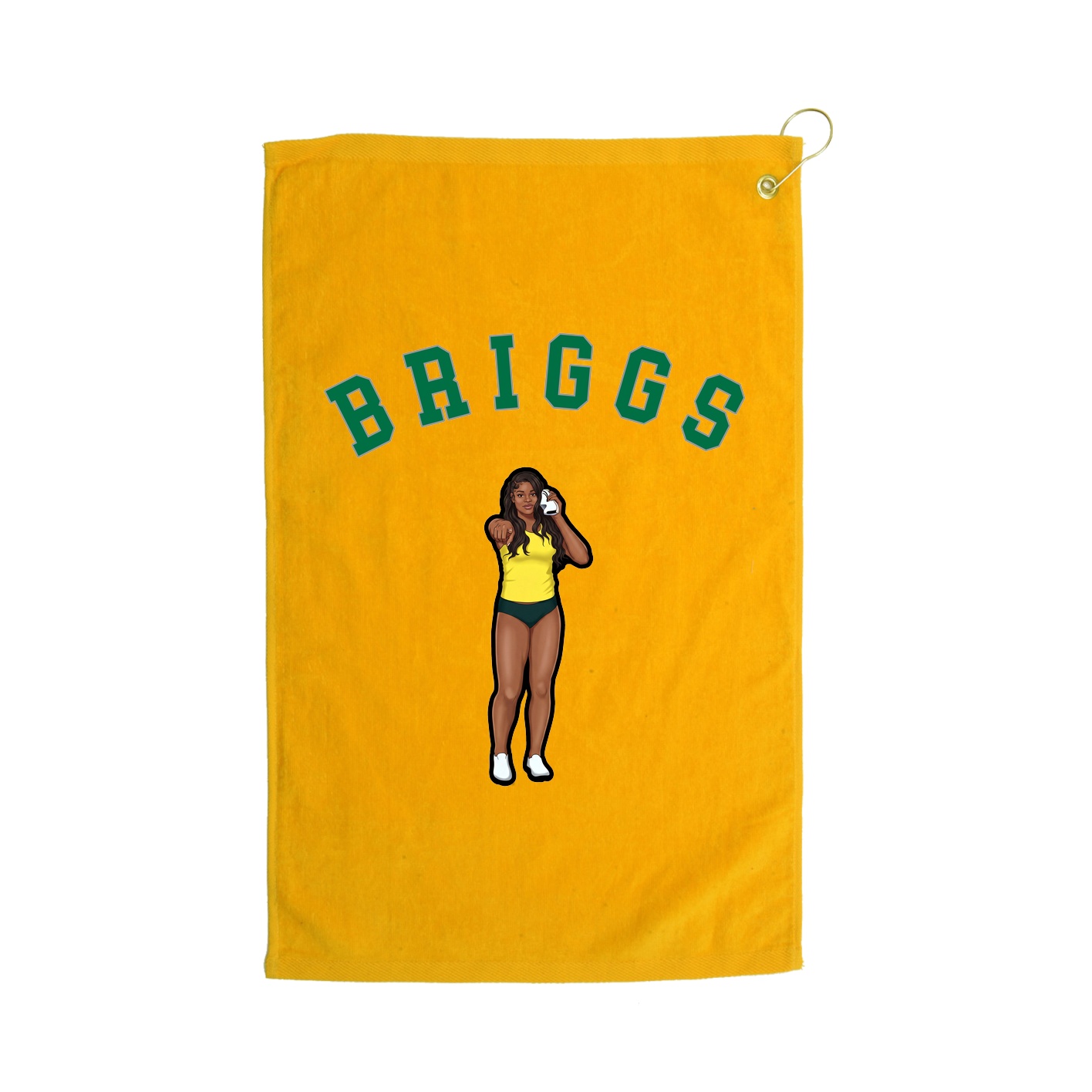 Golf Towel — Shirsey Arch in Gold
