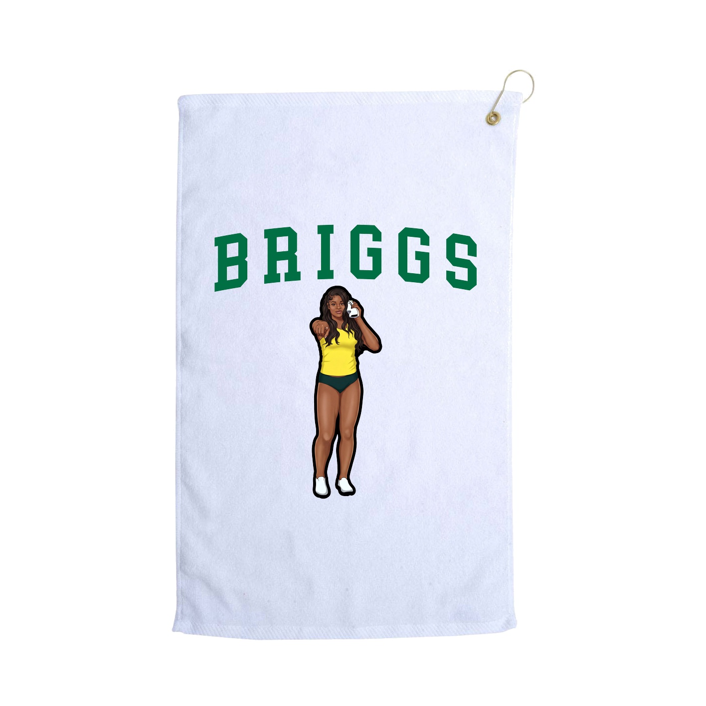 Golf Towel — Shirsey in White