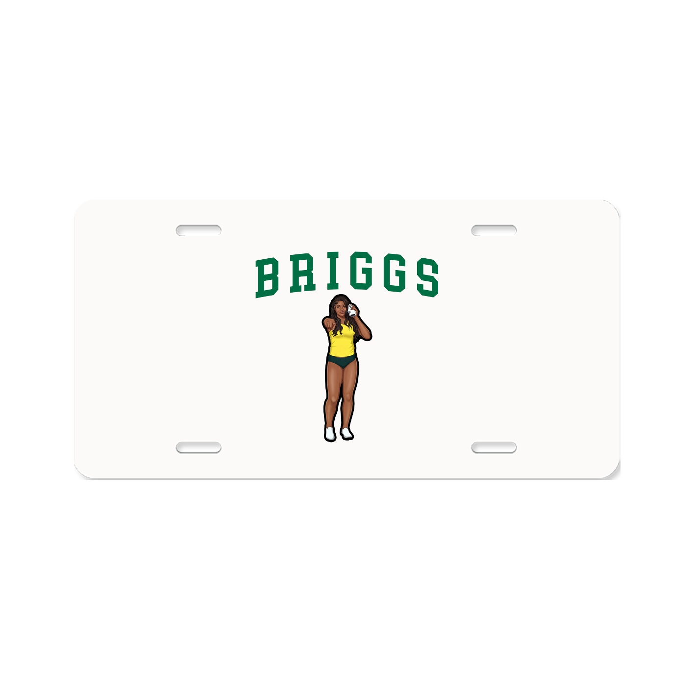 License Plate — Shirsey in Classic