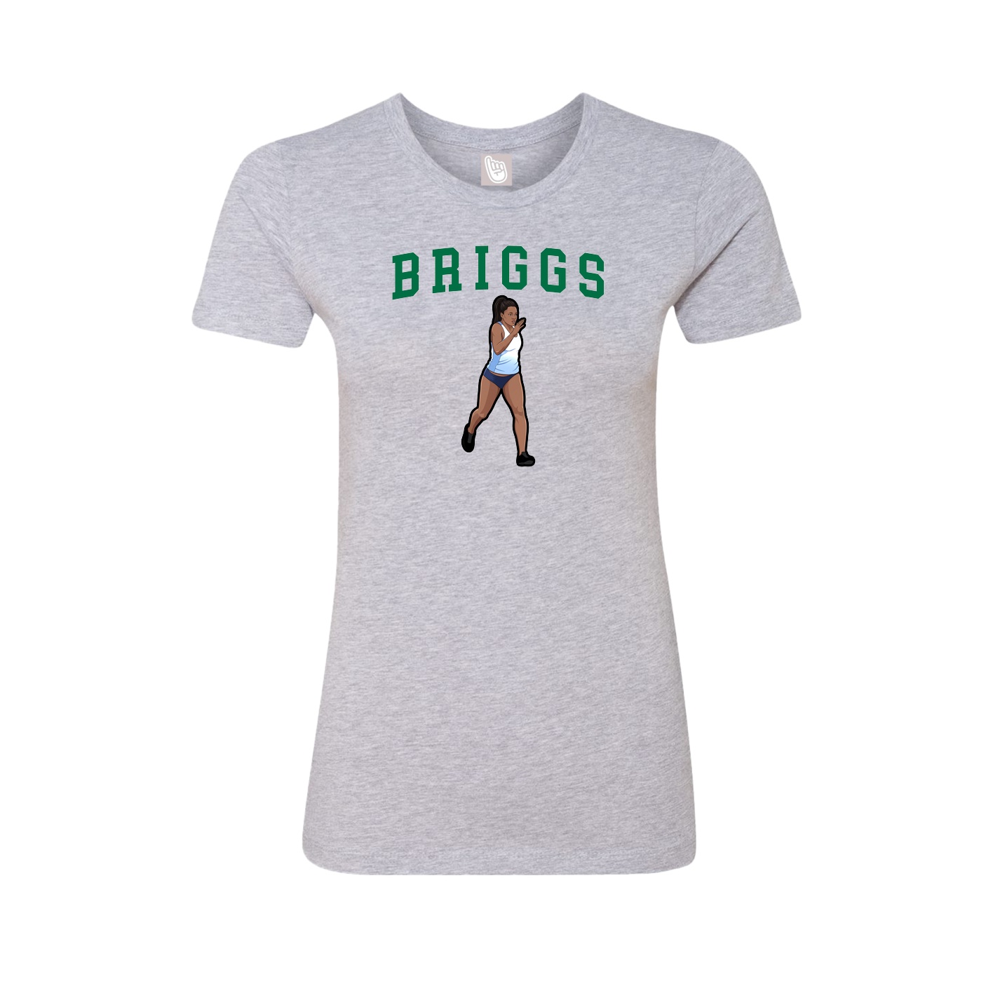 Fitted Women's Tee — Shirsey in Grey