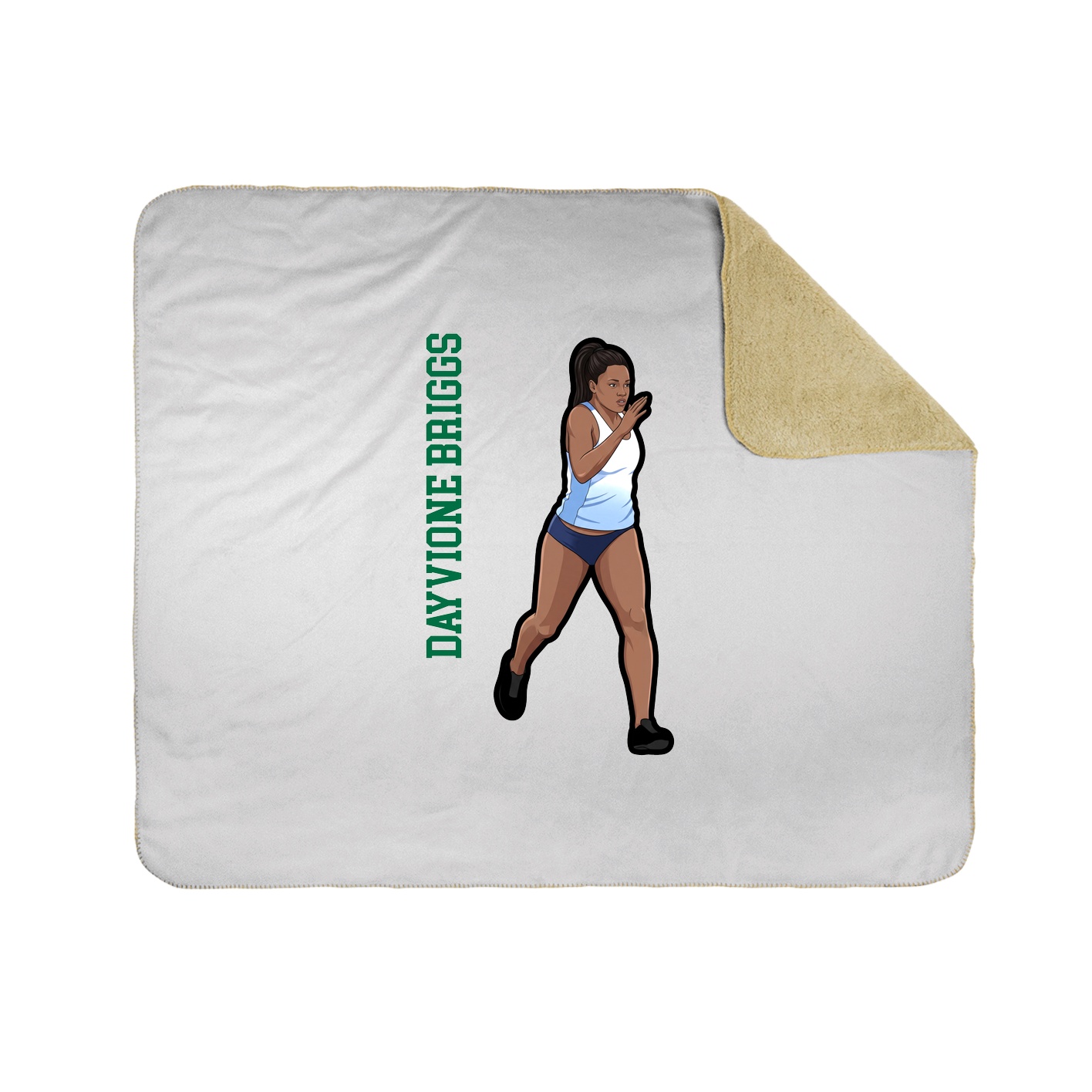 50x60 Sherpa Lined Throw Blanket