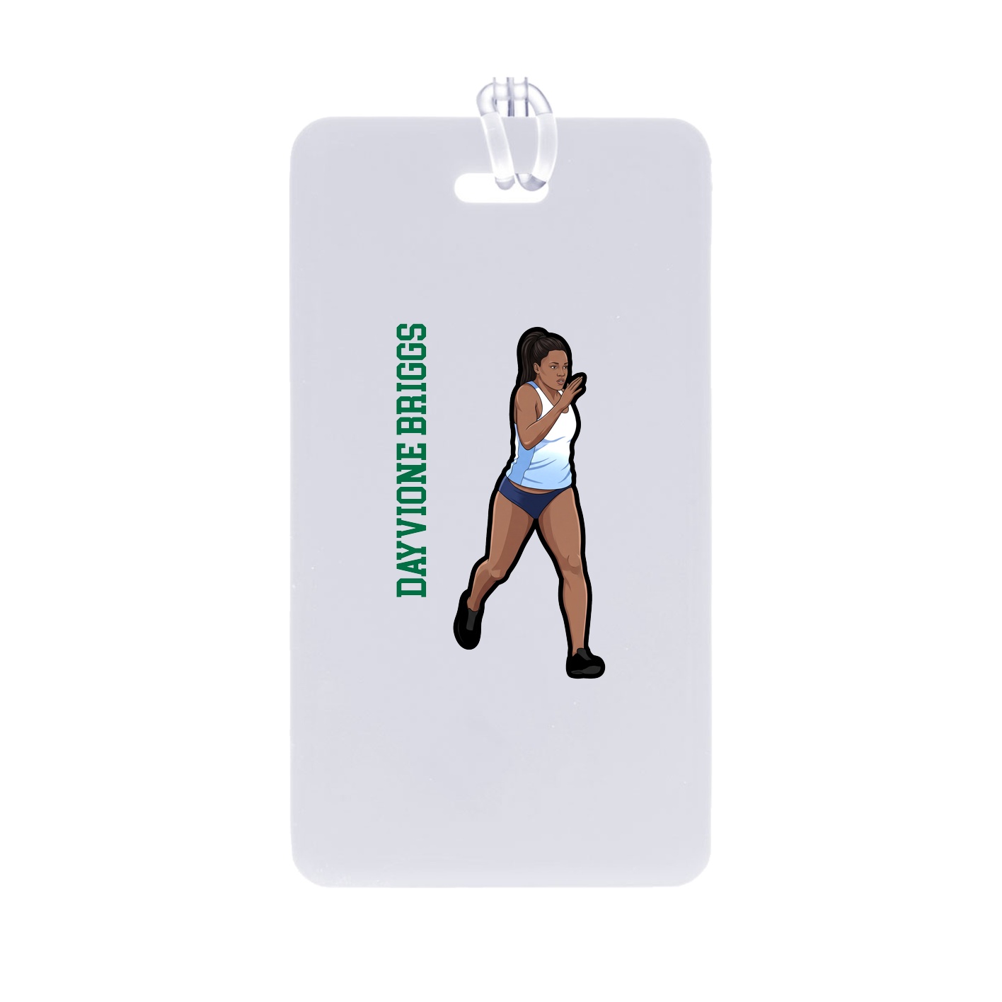 Bag Tag — Name Vertical in Classic