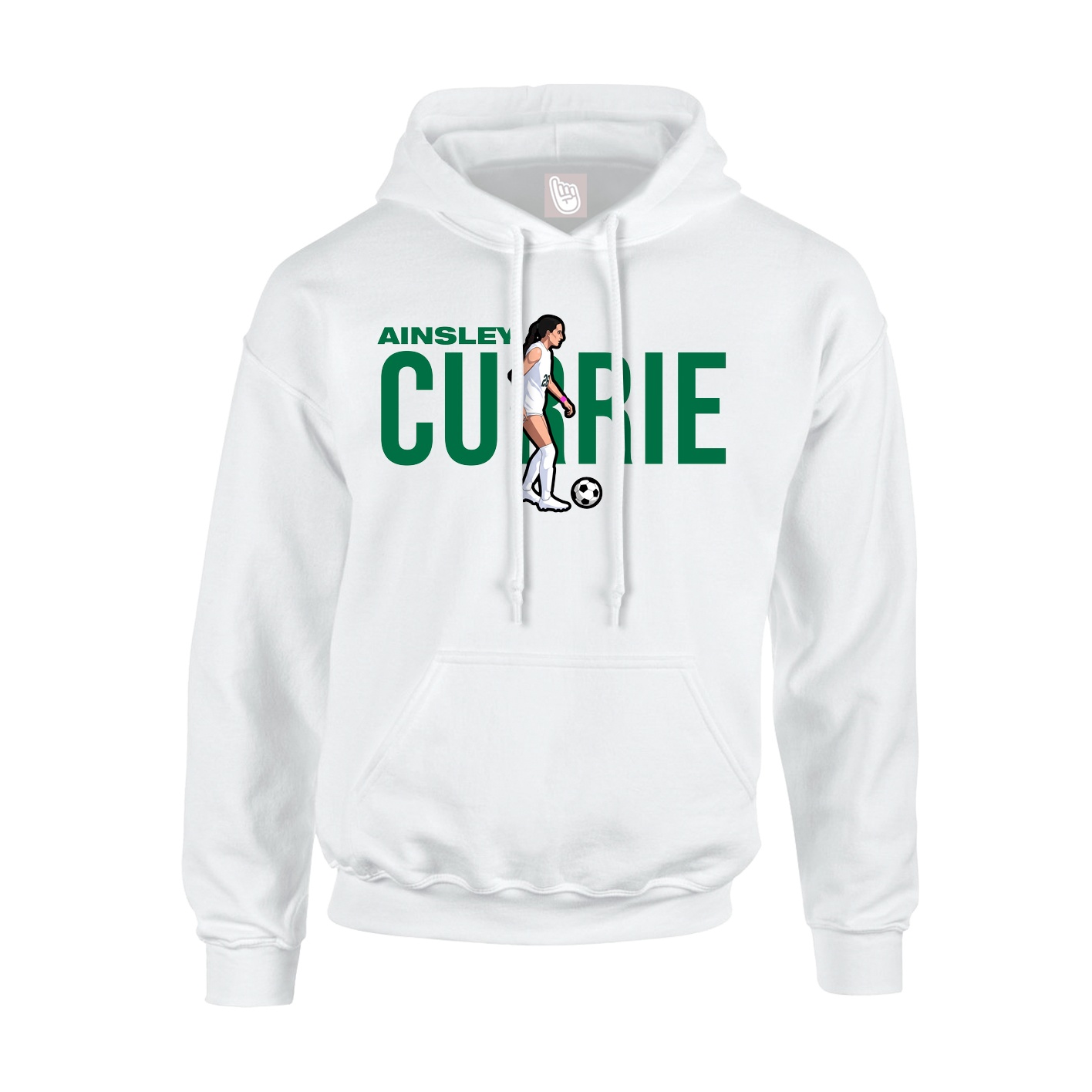 Hoodie — Player Name in White