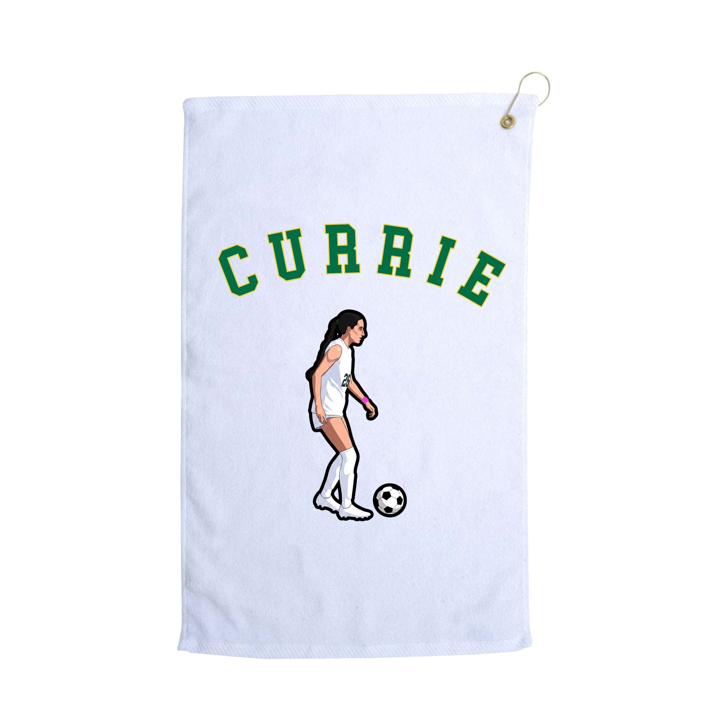 Golf Towel — Shirsey Arch in White