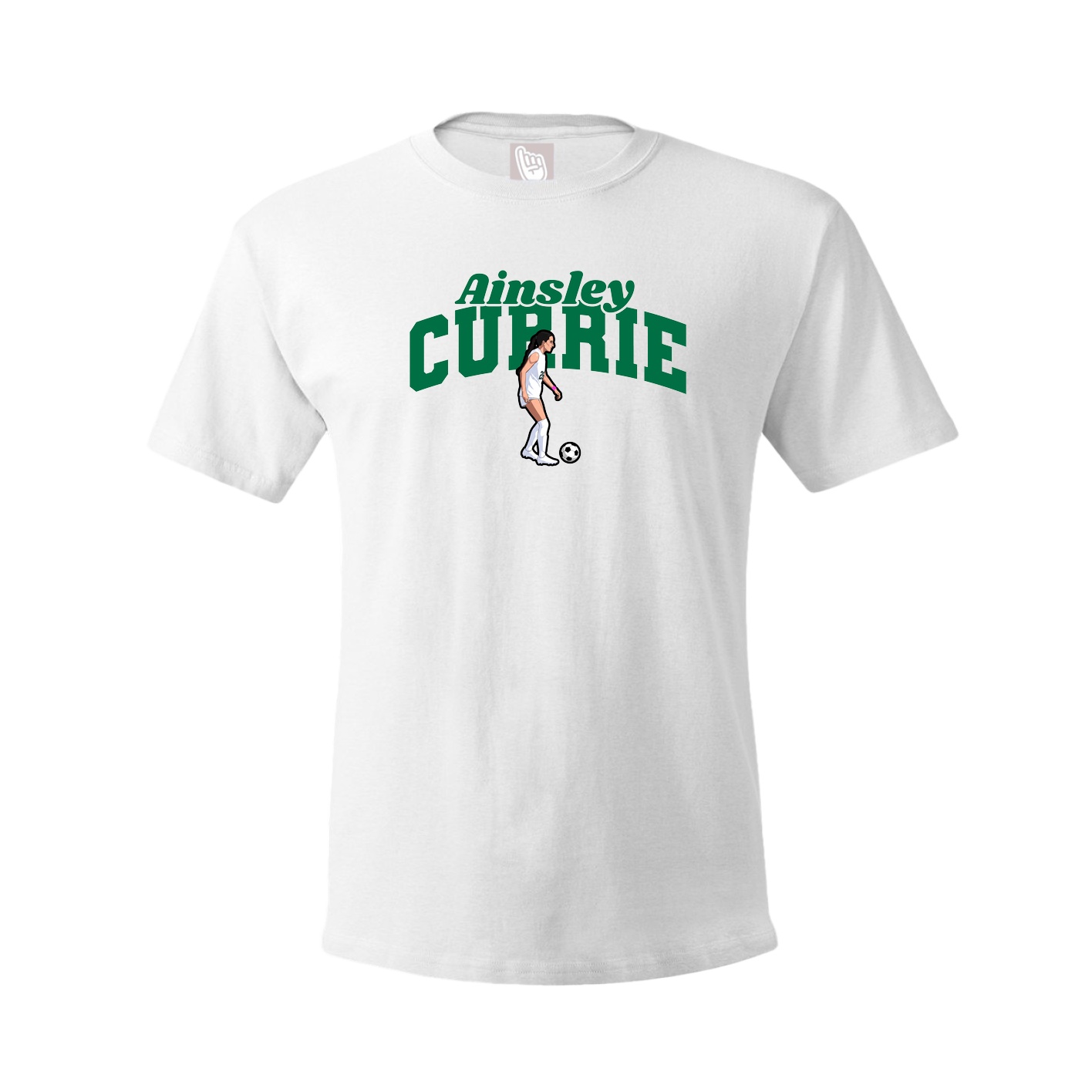 Youth Tee — Signature Arch in White