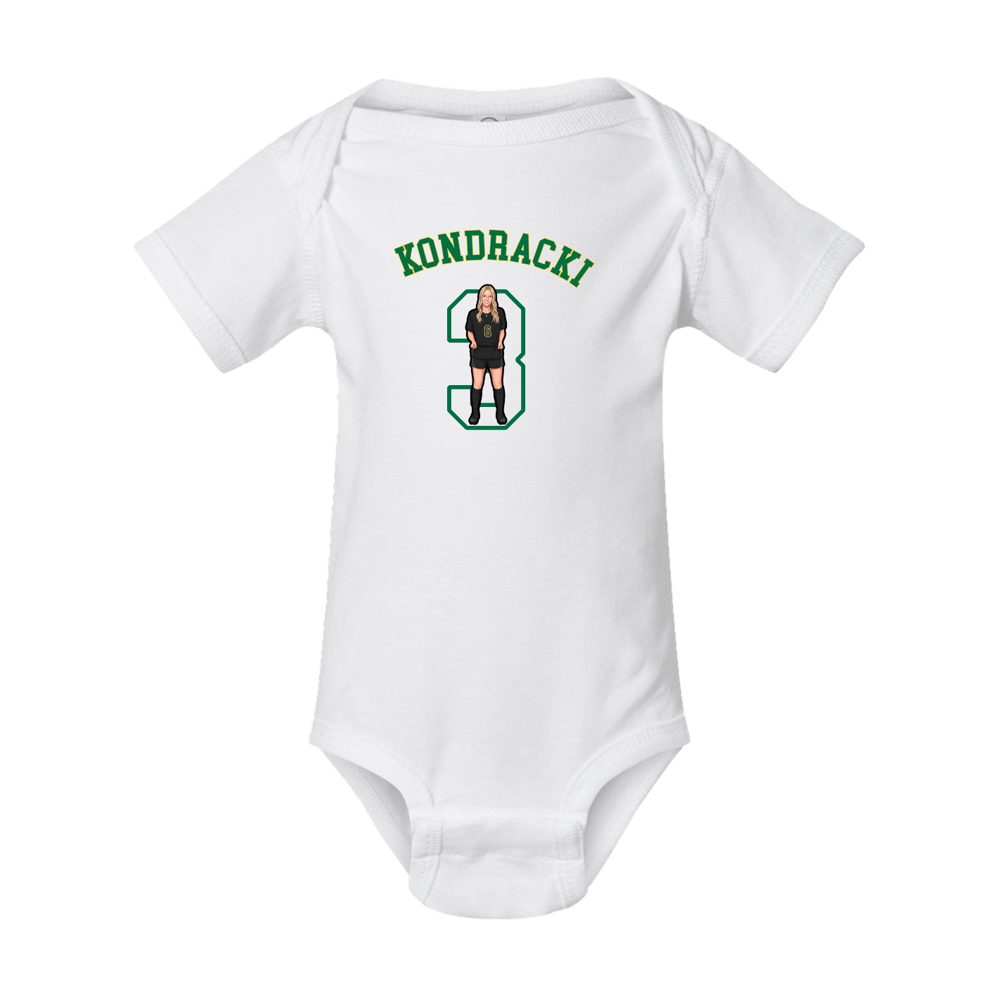 Baby Onesie — Shirsey Arch in White