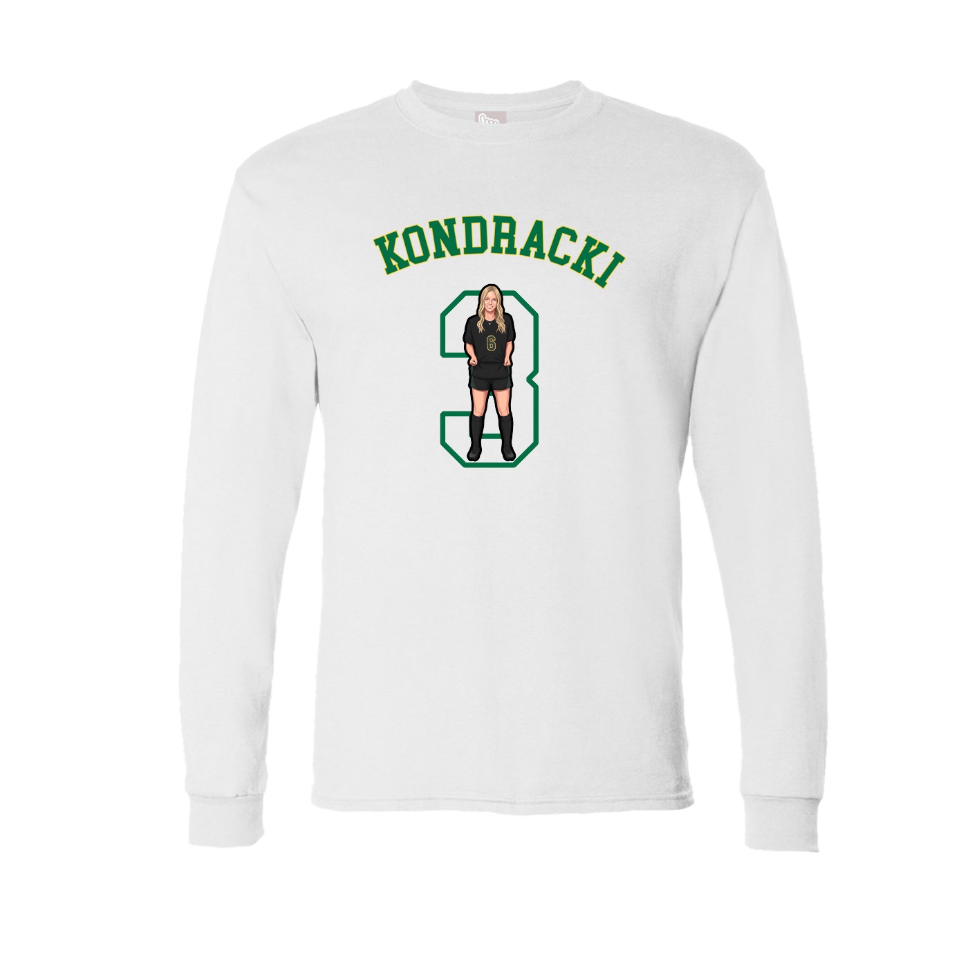 Long Sleeve Tee — Shirsey Arch in White