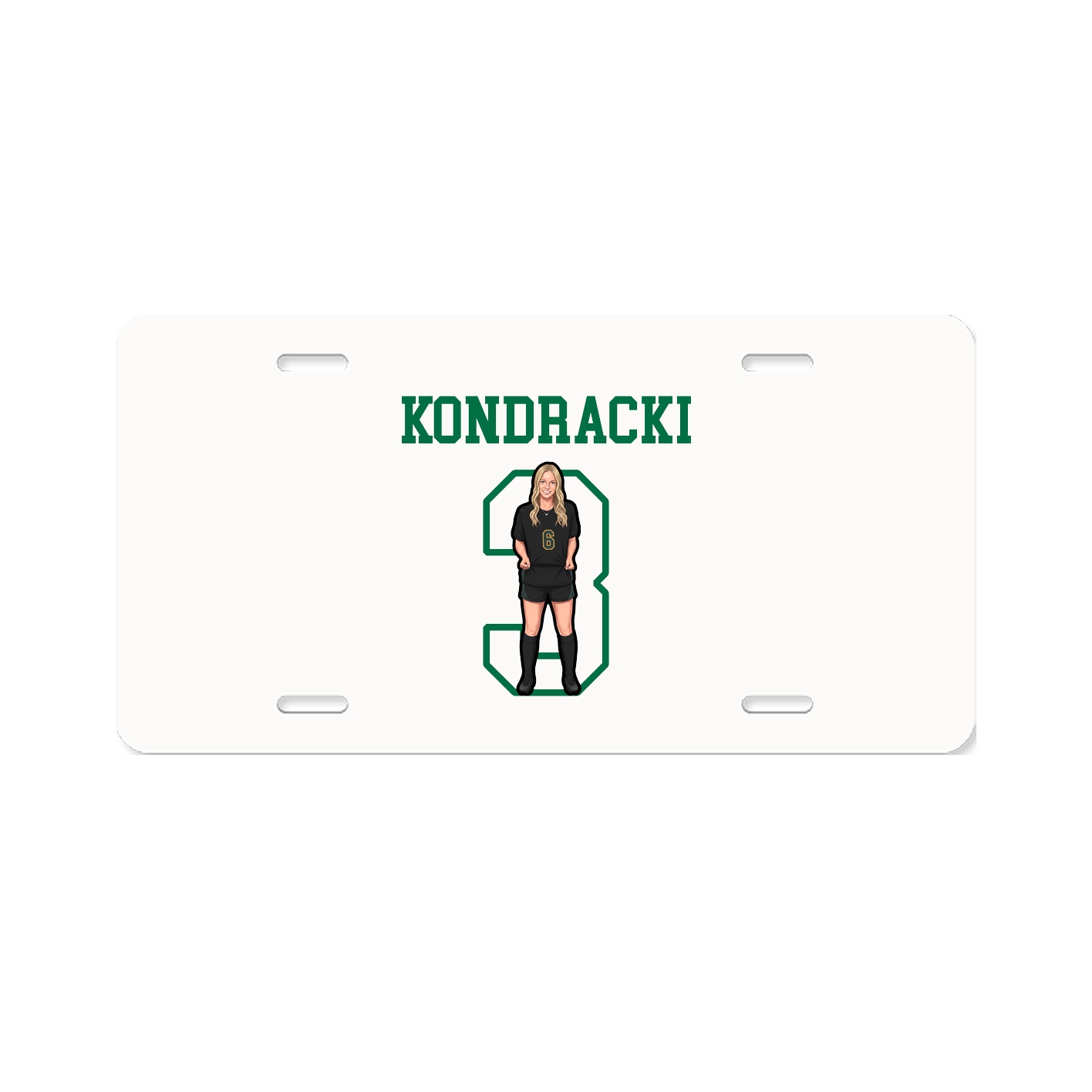 License Plate — Shirsey in Classic