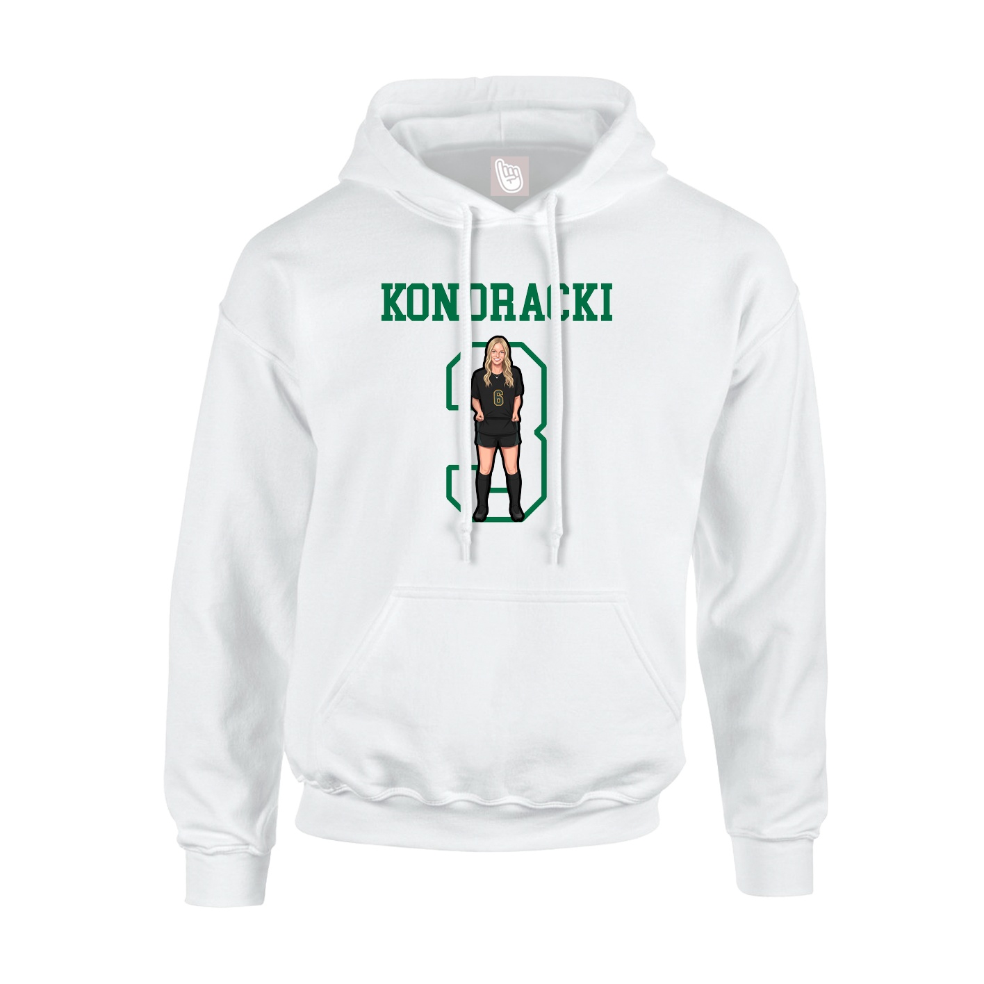 Youth Hoodie — Shirsey in White