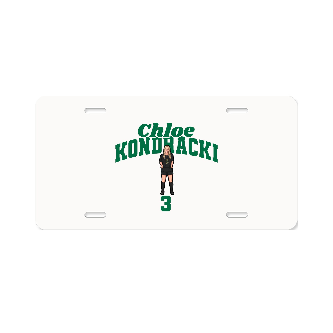 License Plate — Signature Arch in Classic