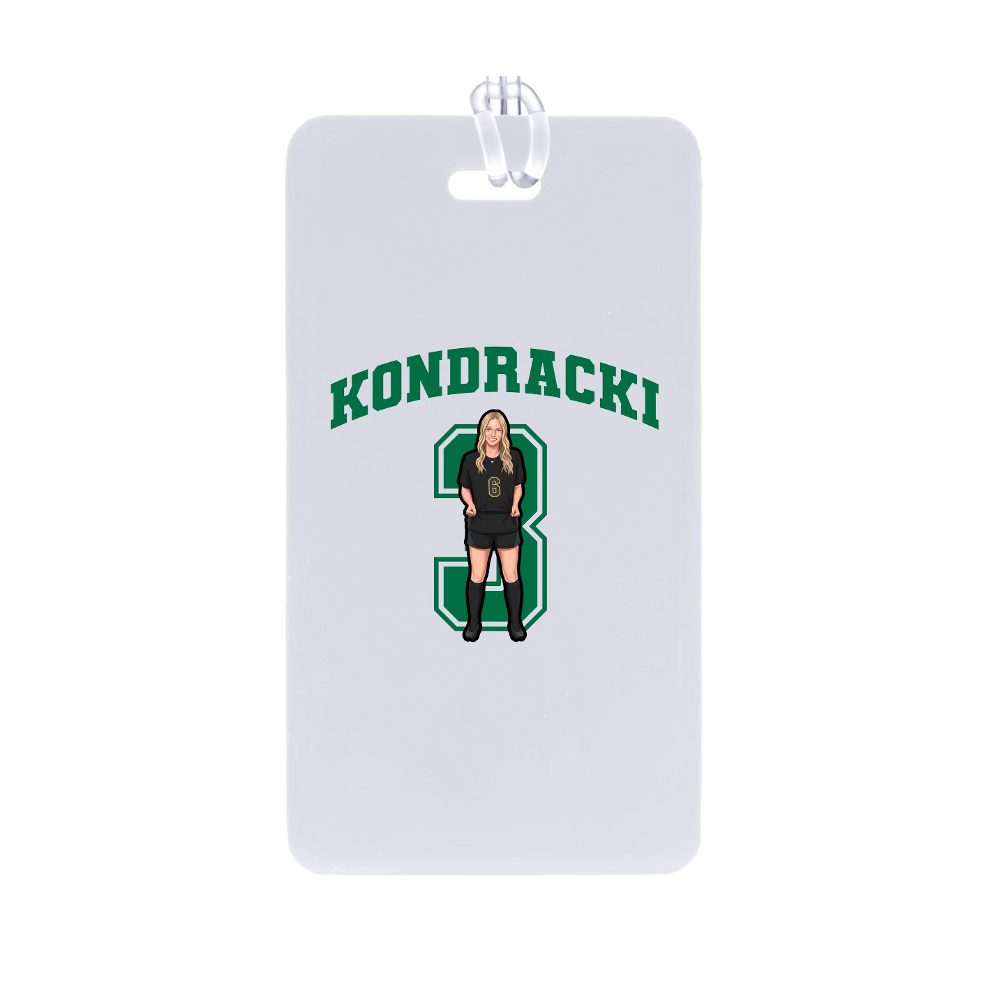 Bag Tag — Number in Classic