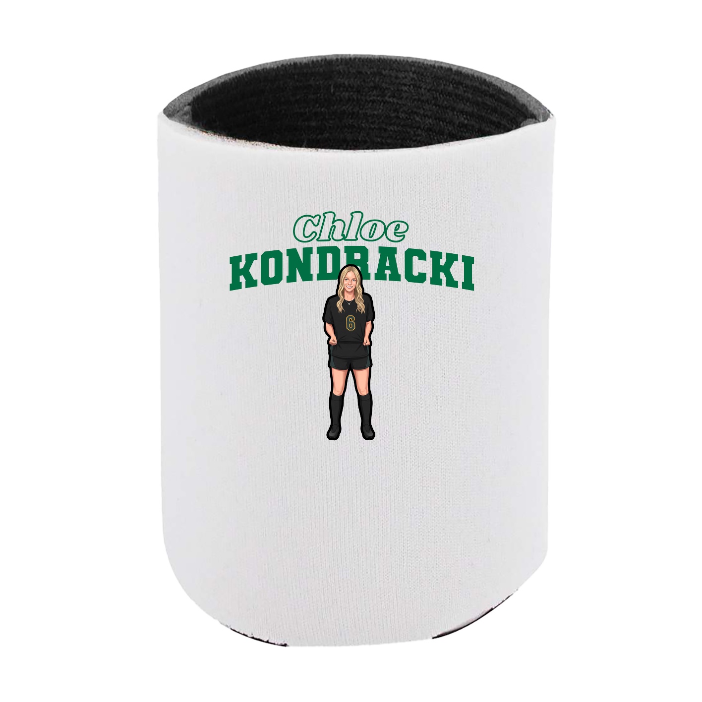 Can Holder — Name Arch in White