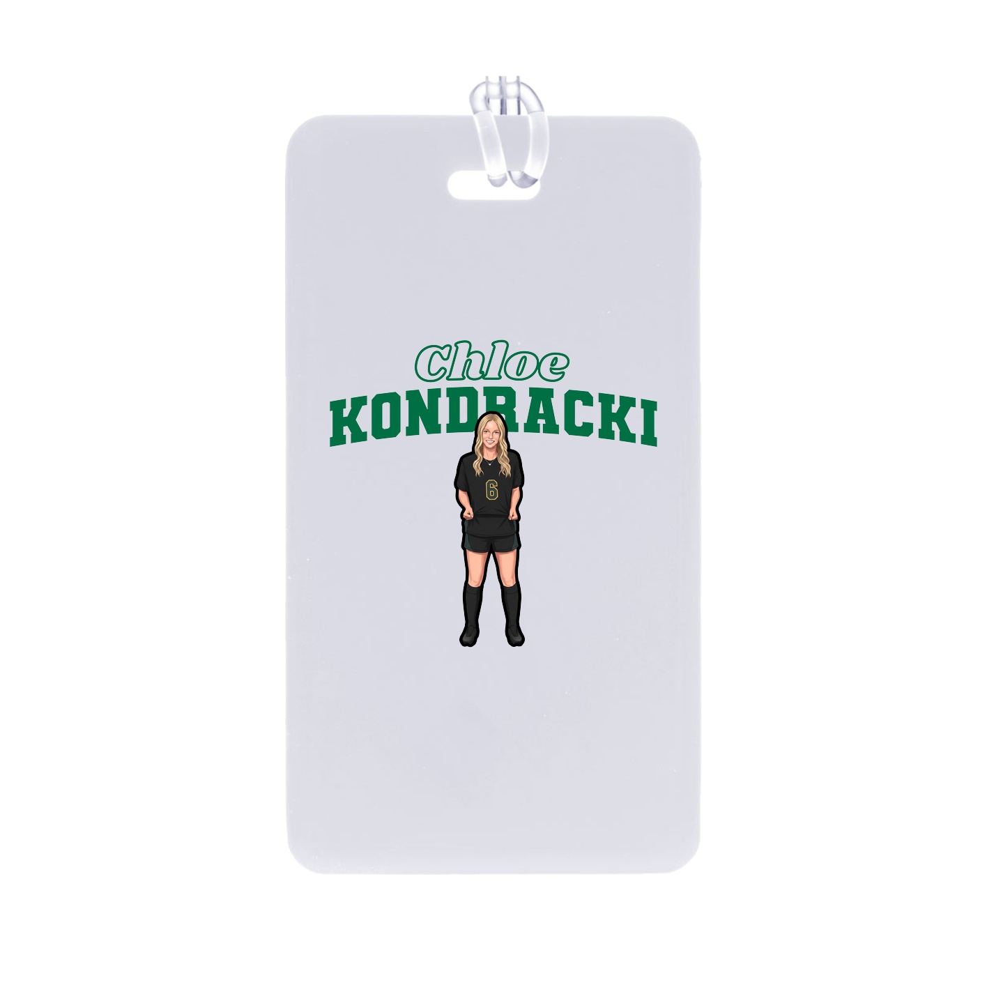 Bag Tag — Name Arch in Classic