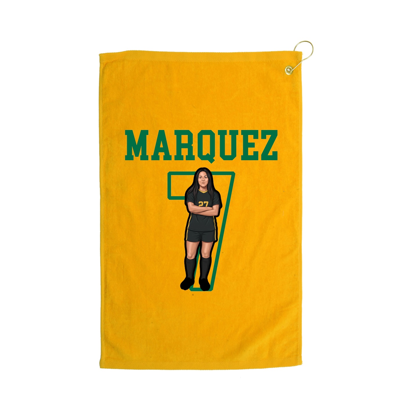 Golf Towel — Shirsey in Gold
