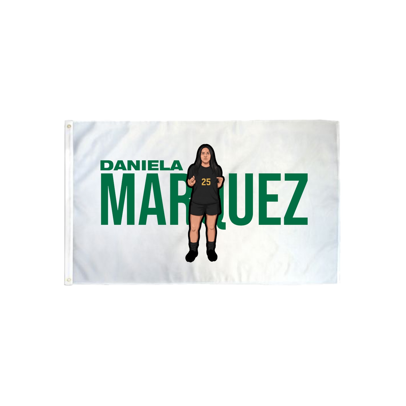 3x5 Flag — Player Name in Classic