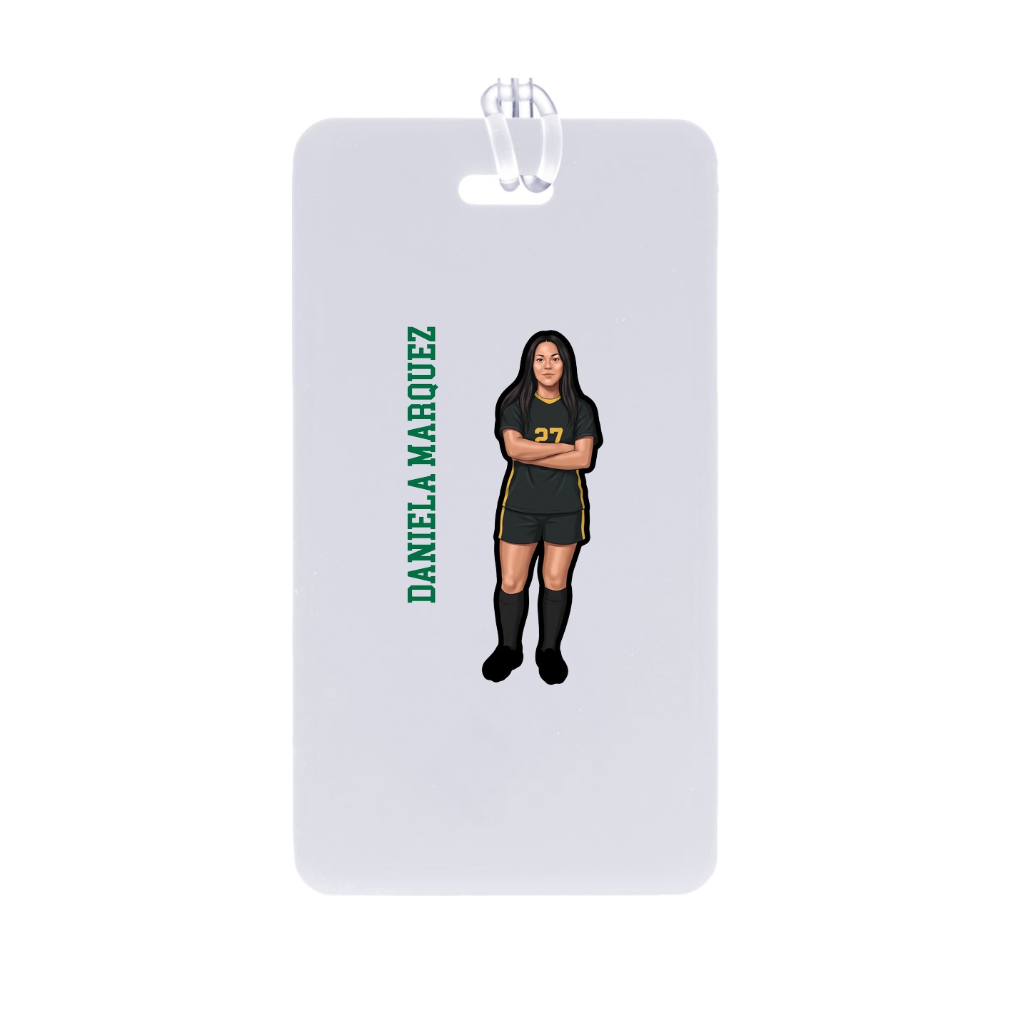 Bag Tag — Name Vertical in Classic