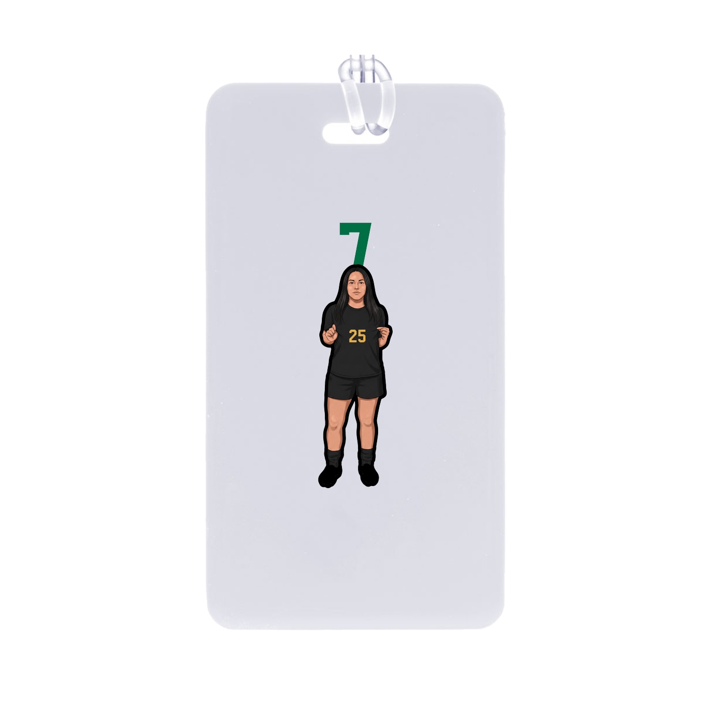 Bag Tag — Number Top in Classic
