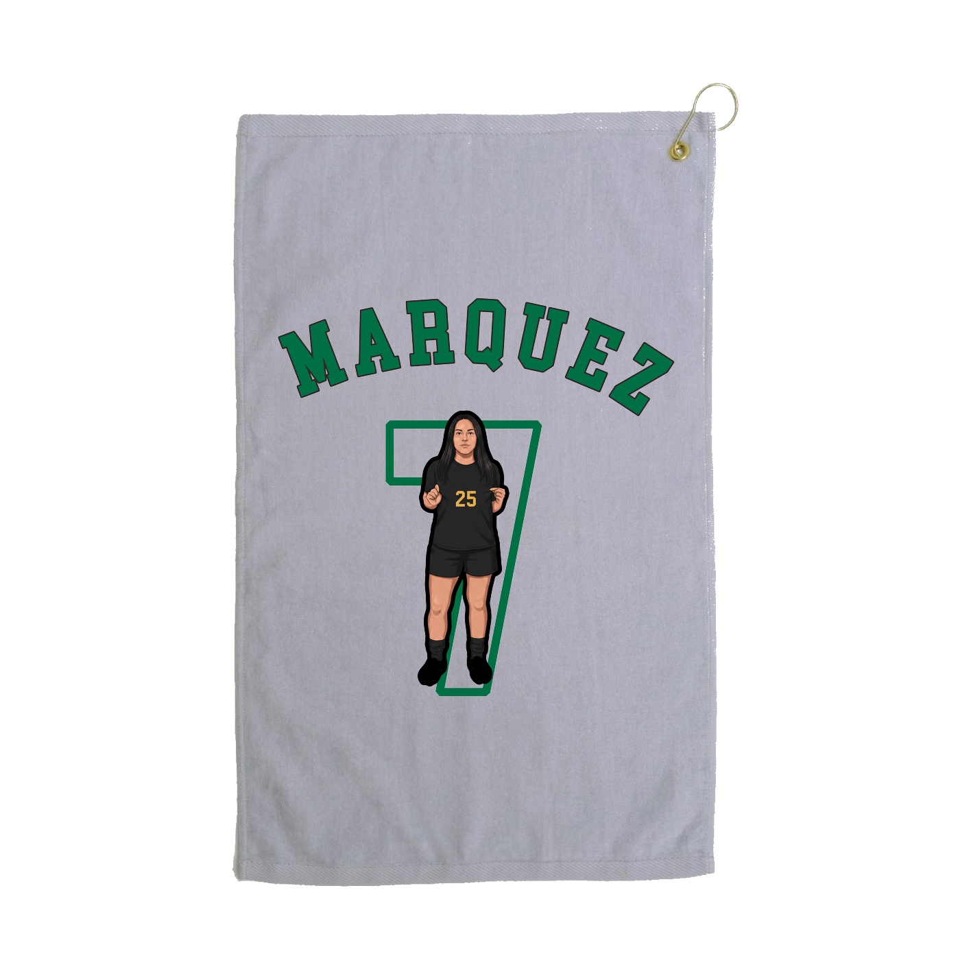 Golf Towel — Shirsey Arch in Grey