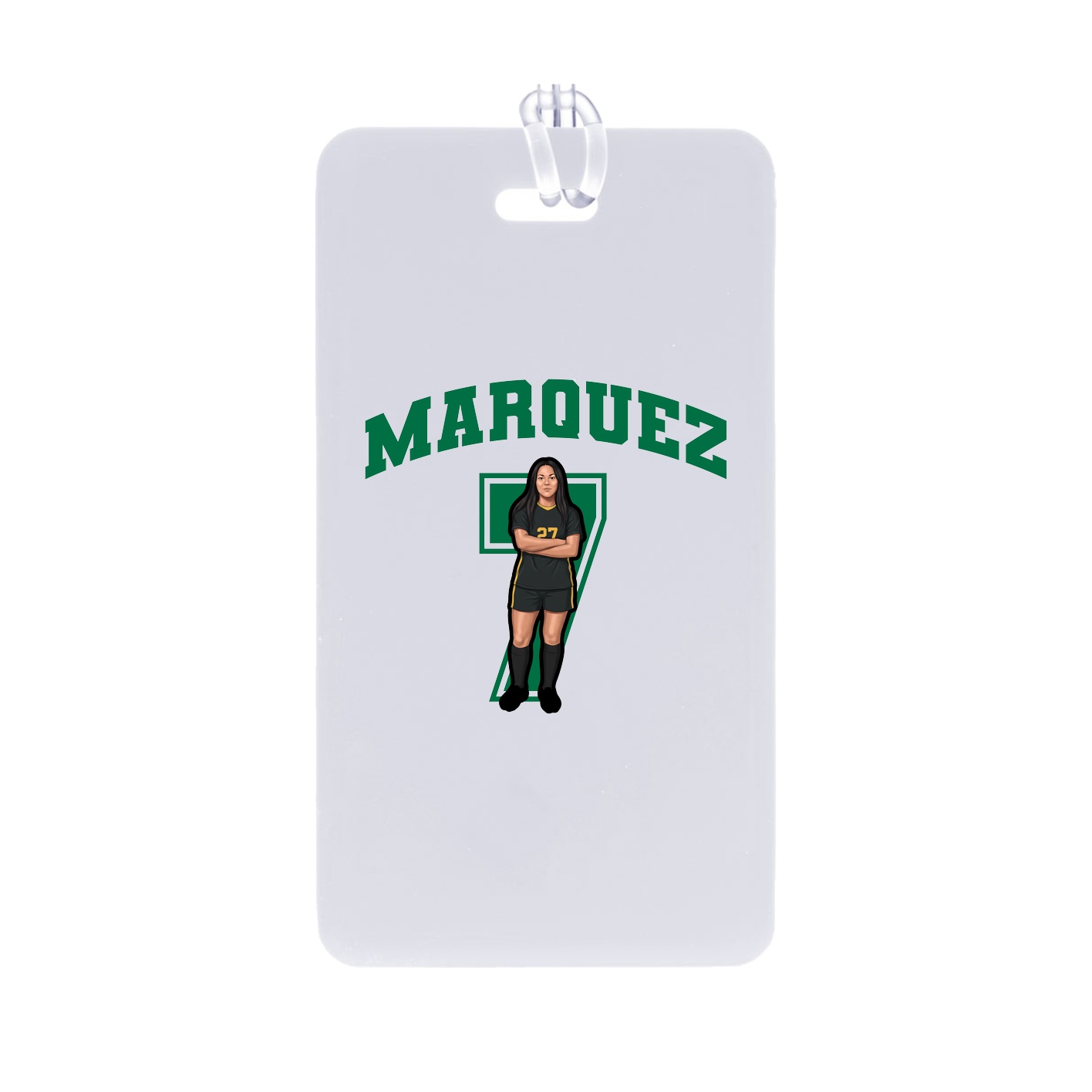 Bag Tag — Number in Classic