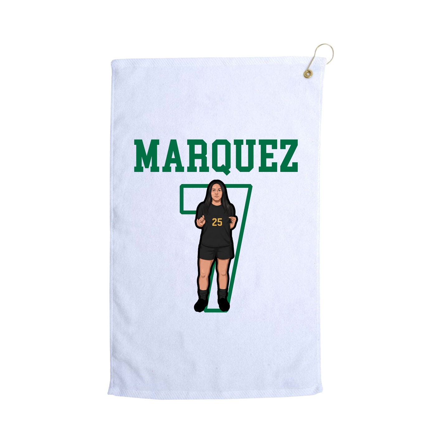 Golf Towel — Shirsey in White