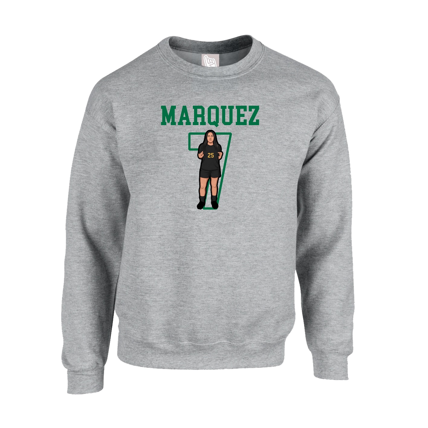 Fleece Crew — Shirsey in Grey