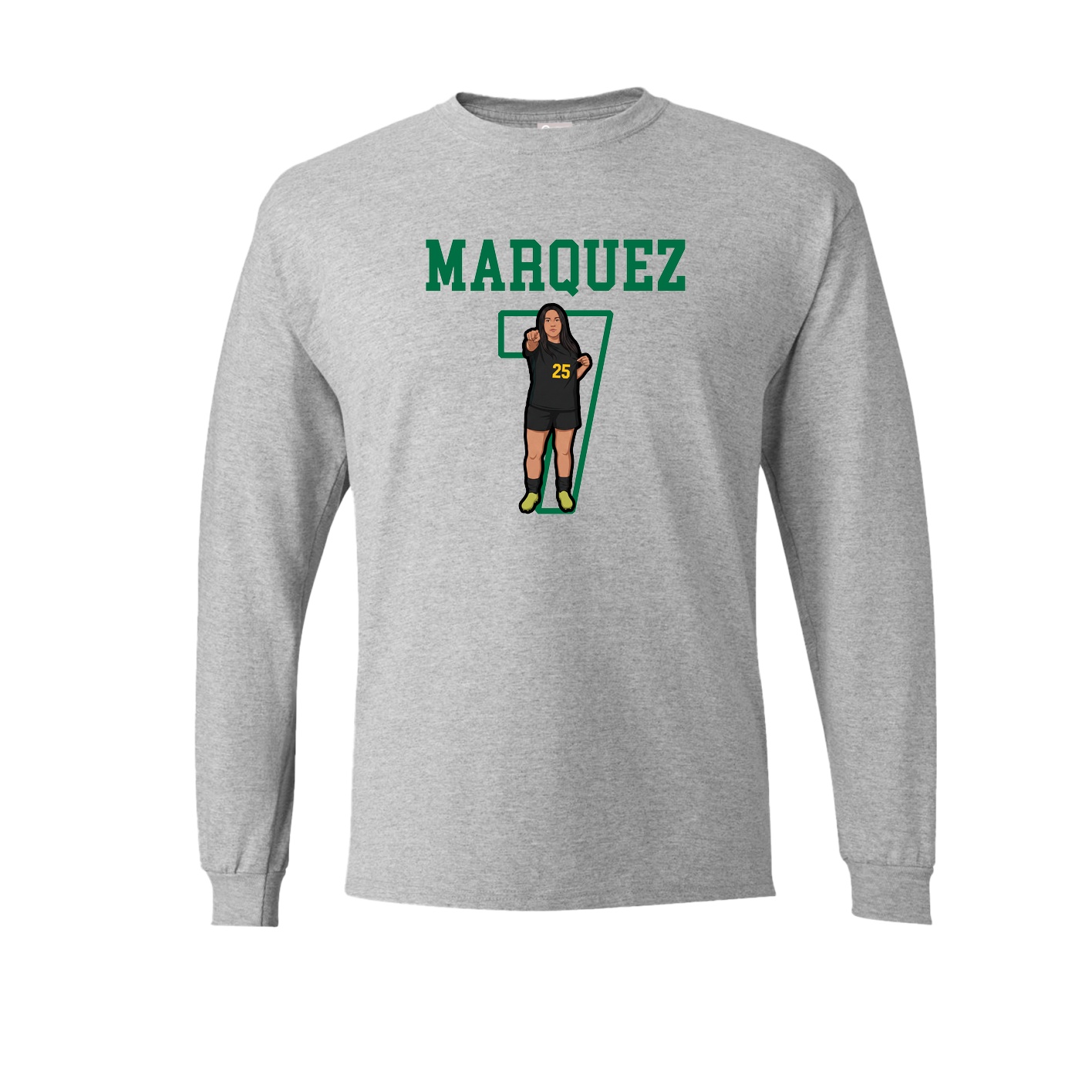 Long Sleeve Tee — Shirsey in Grey
