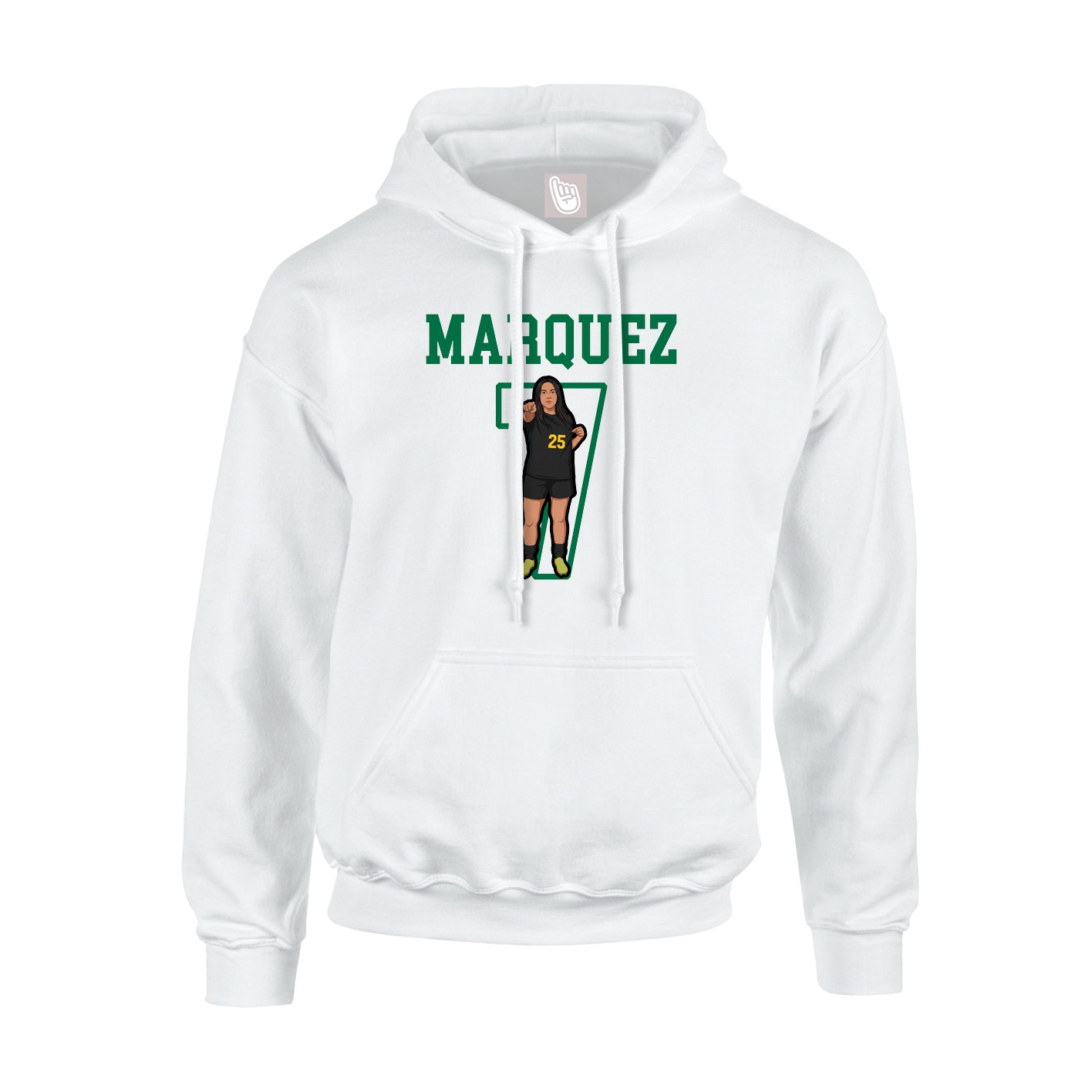 Youth Hoodie — Shirsey in White