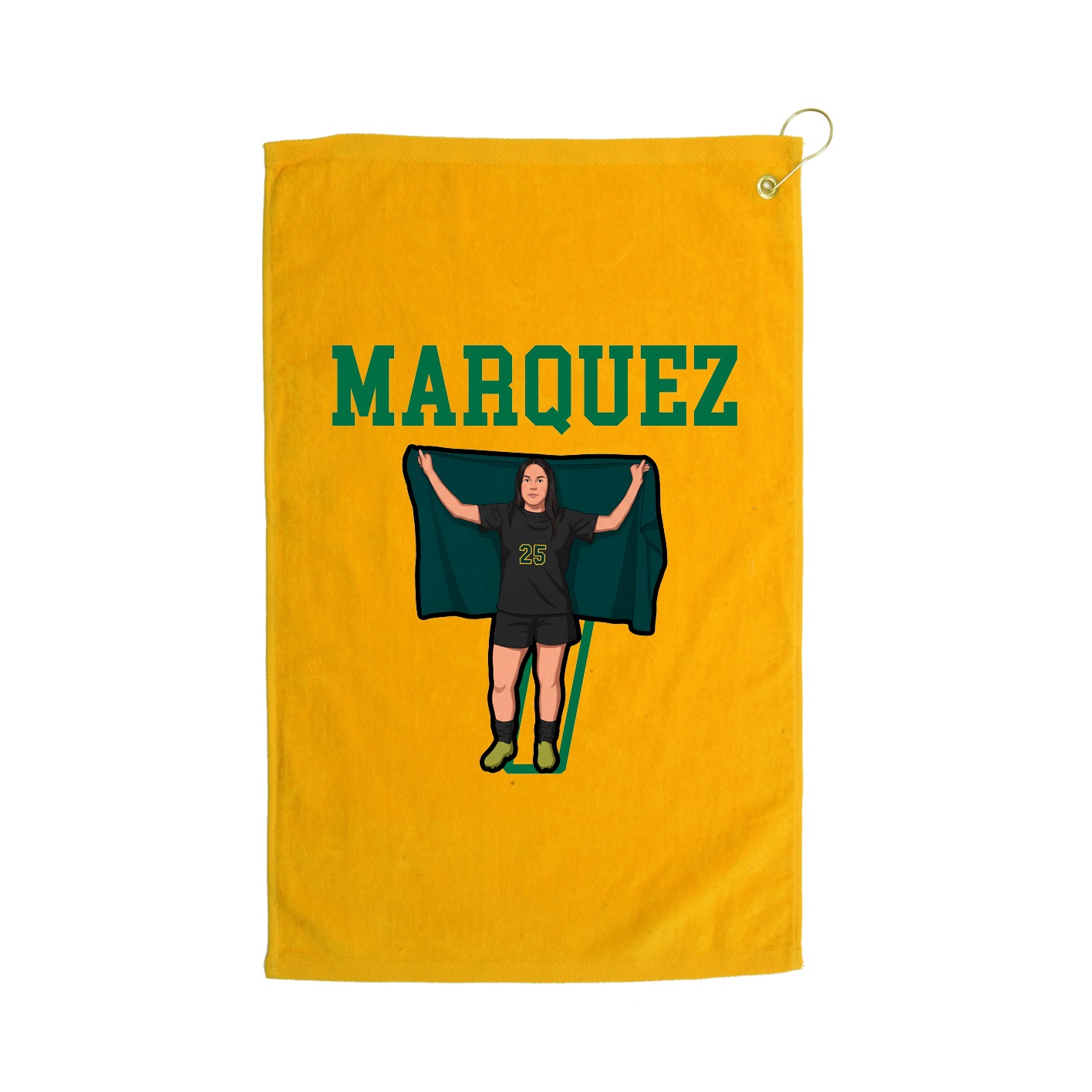 Golf Towel — Shirsey in Gold