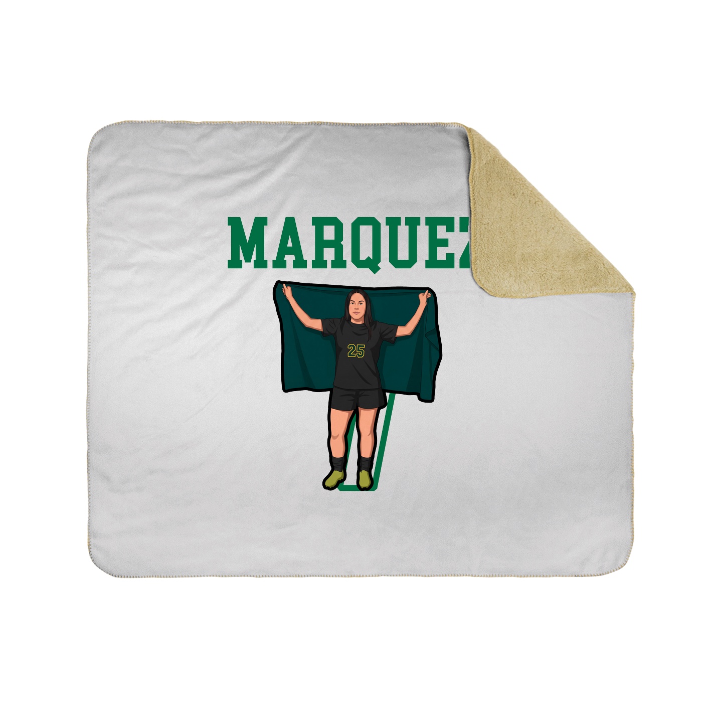 Throw Blanket — Shirsey in White