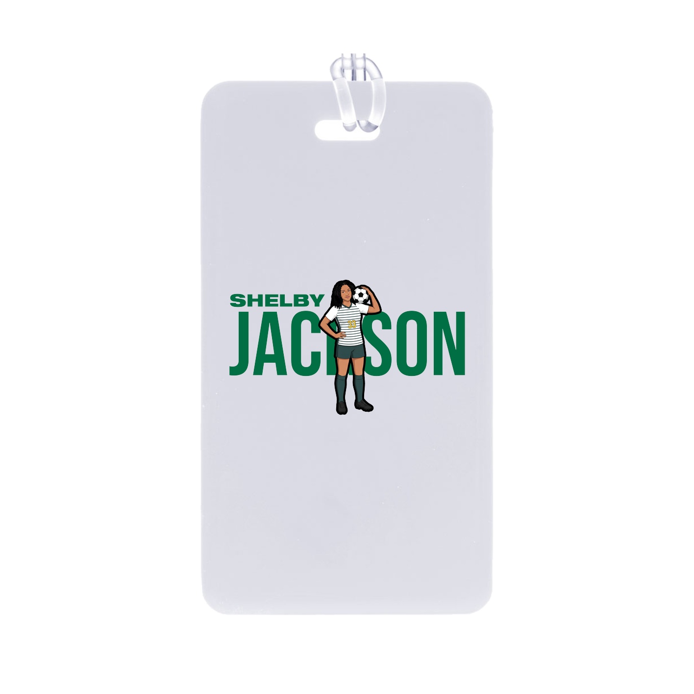 Bag Tag — Player Name in Classic