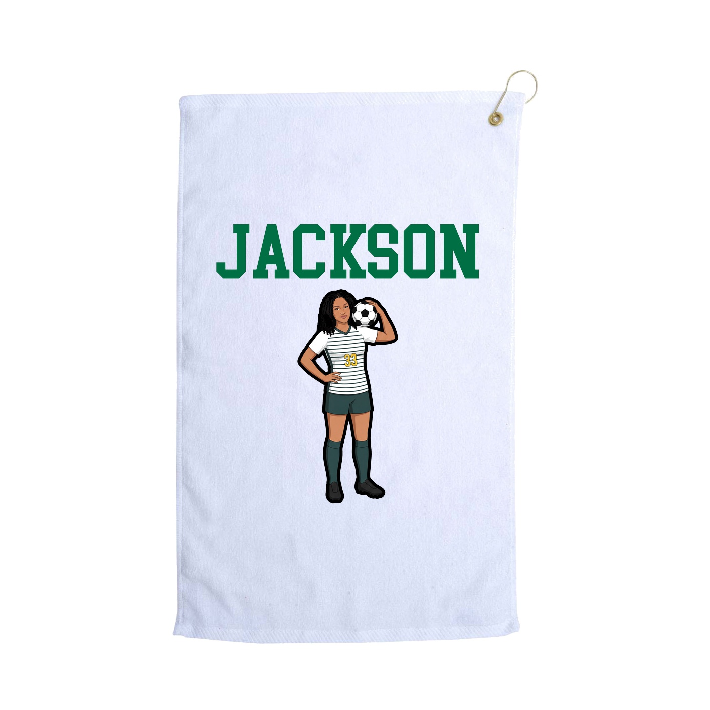 Golf Towel — Shirsey in White