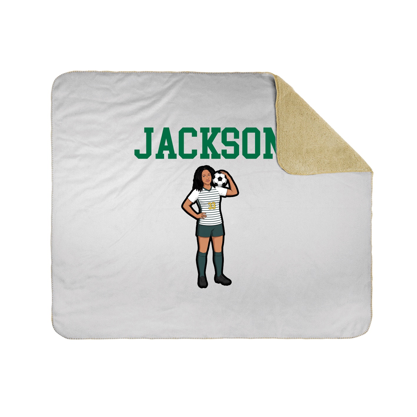 Throw Blanket — Shirsey in White