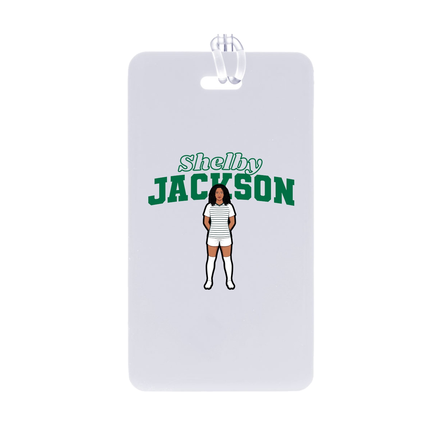Bag Tag — Name Arch in Classic