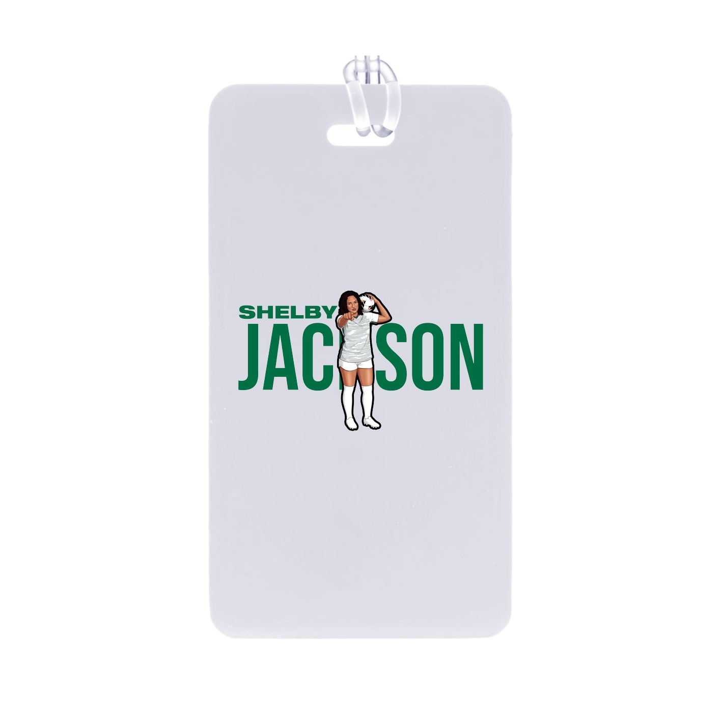 Bag Tag — Player Name in Classic