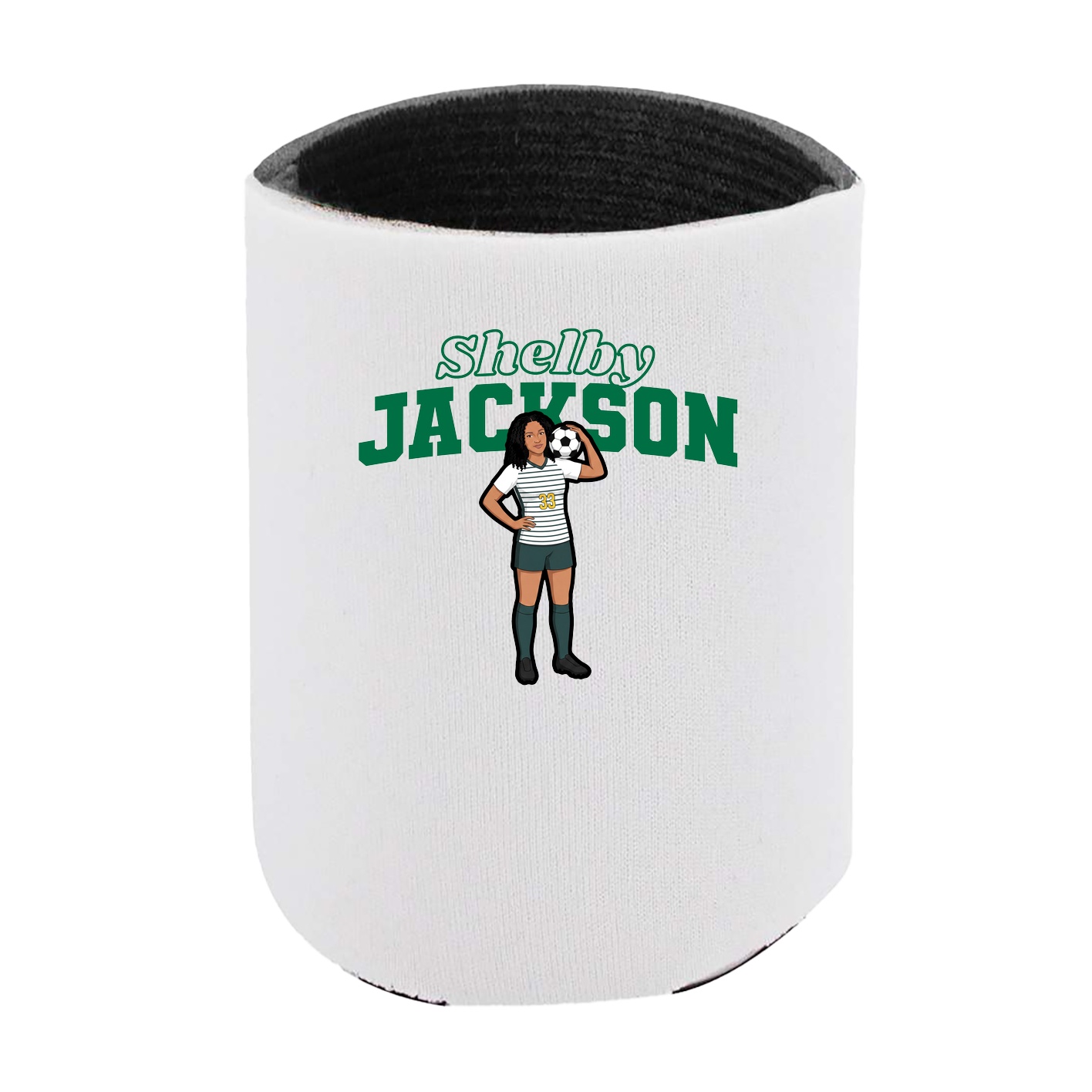 Can Holder — Name Arch in White