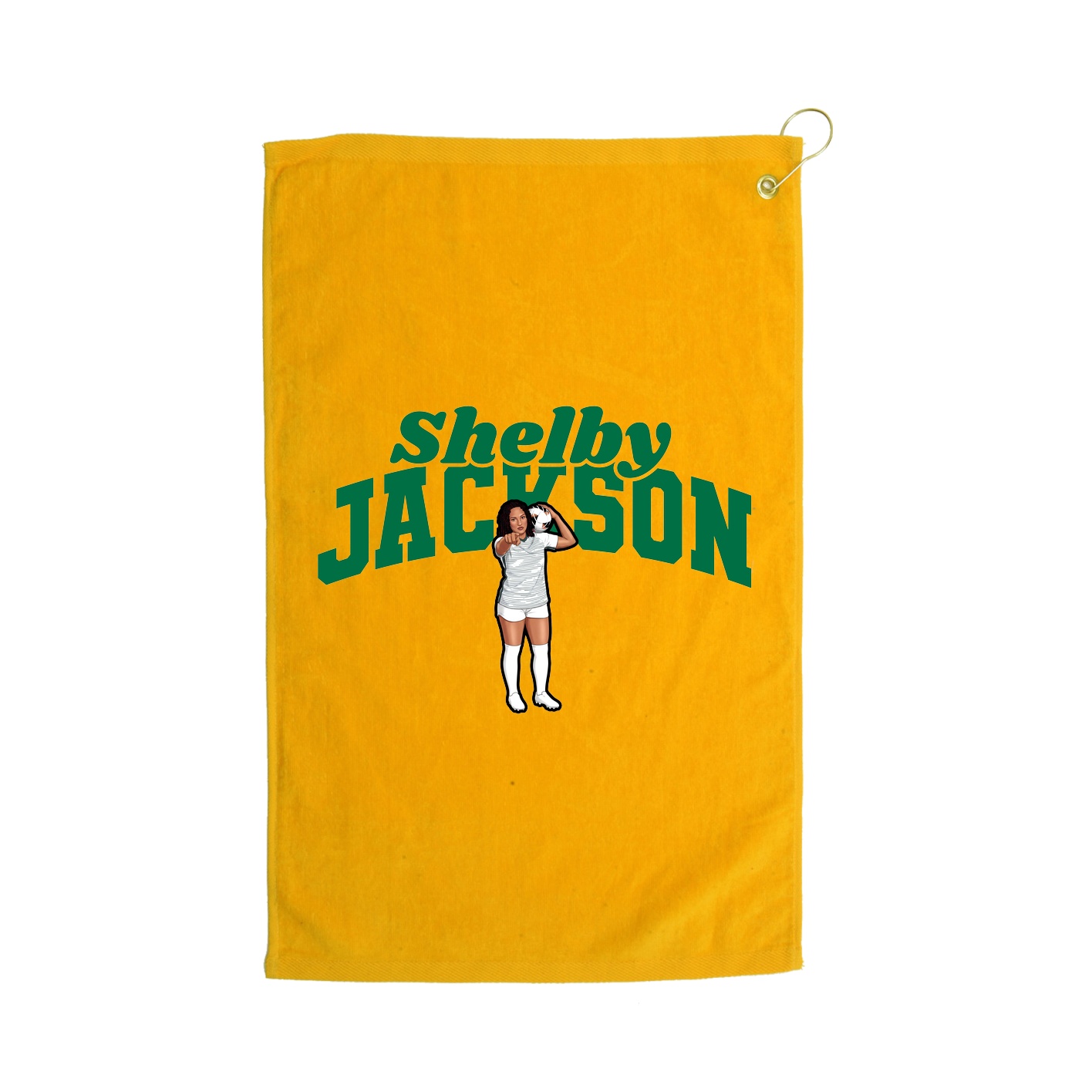 Golf Towel — Signature Arch in Gold