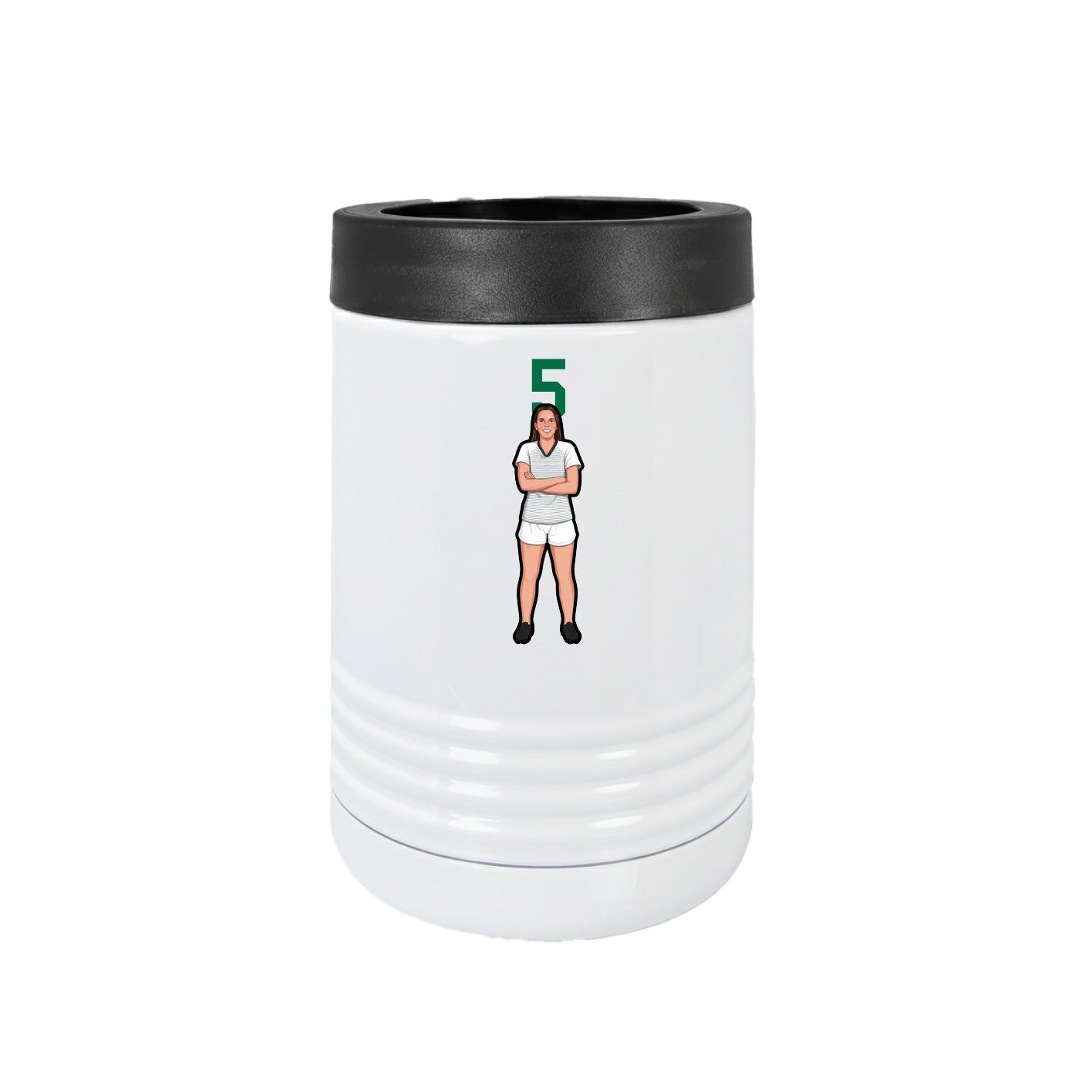 Beverage Holder — Number Top in White