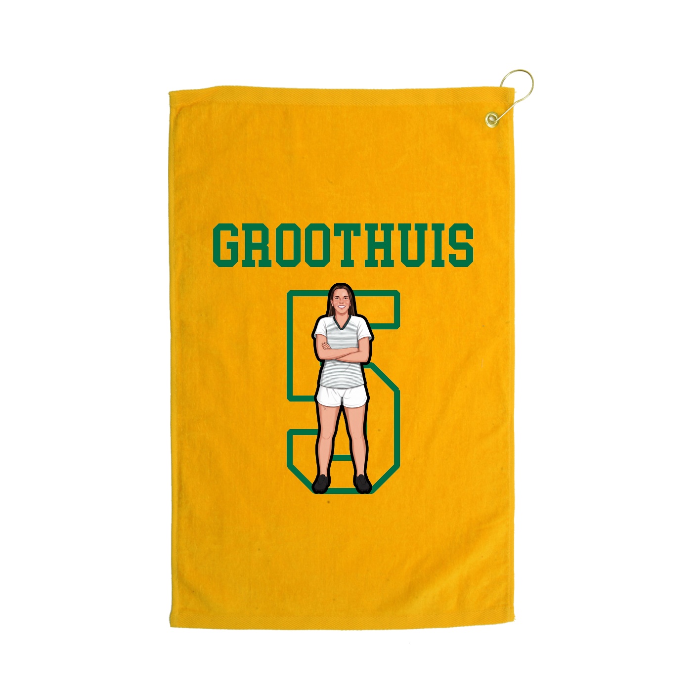 Golf Towel — Shirsey in Gold