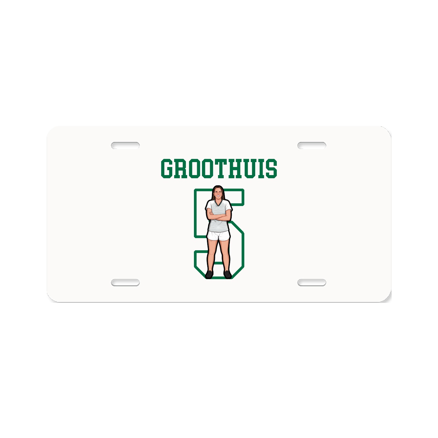 License Plate — Shirsey in Classic