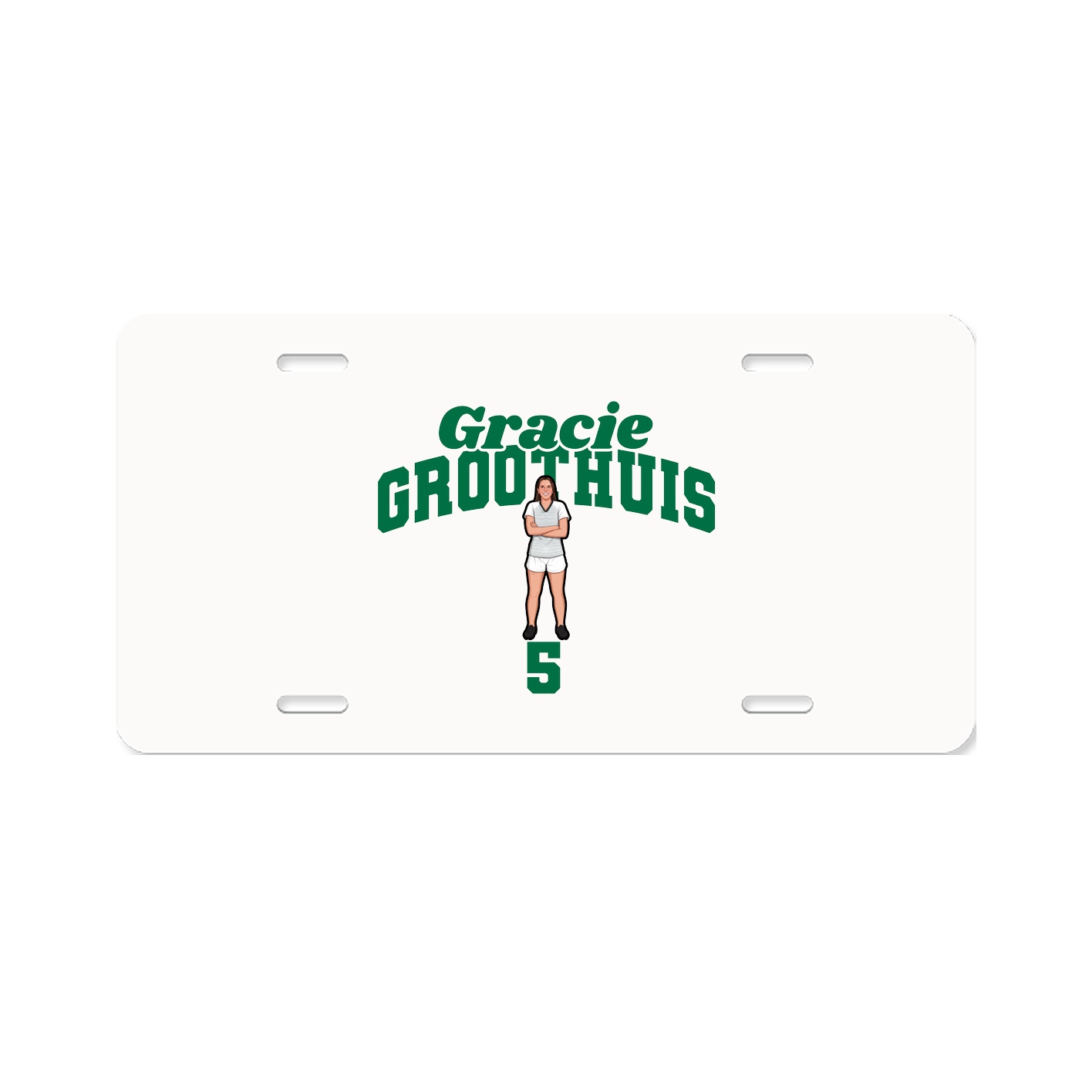 License Plate — Signature Arch in Classic