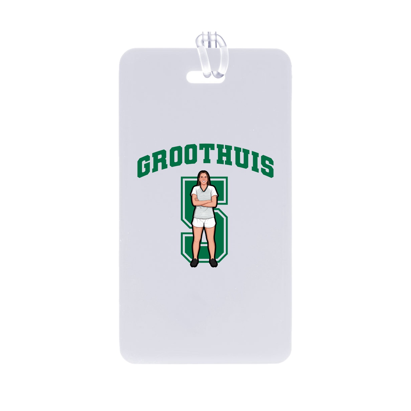 Bag Tag — Number in Classic