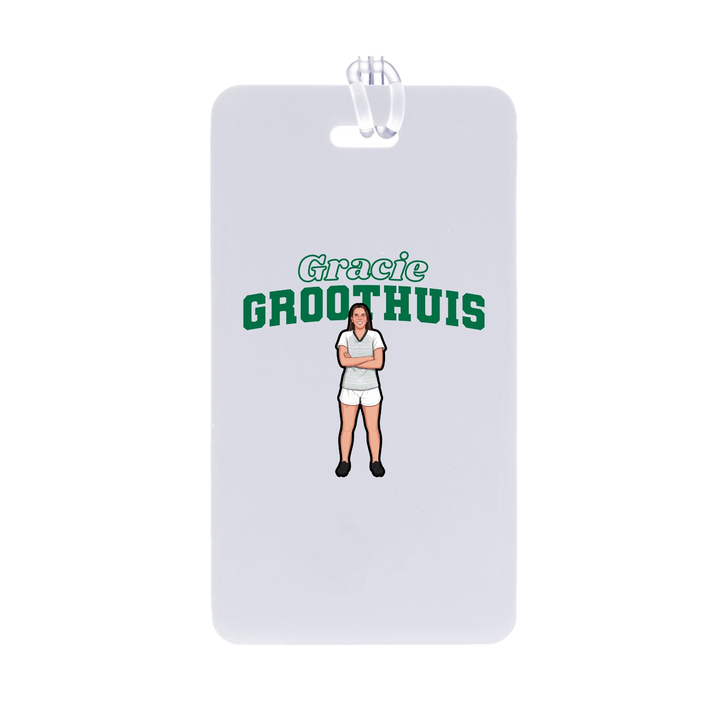Bag Tag — Name Arch in Classic