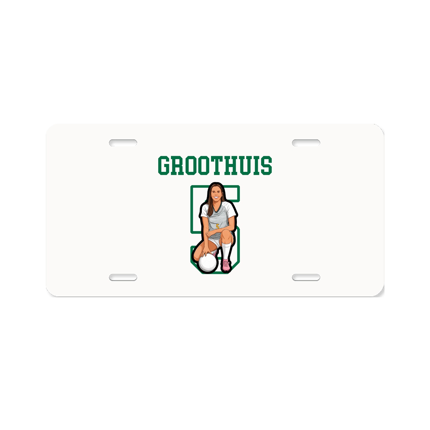 License Plate — Shirsey in Classic