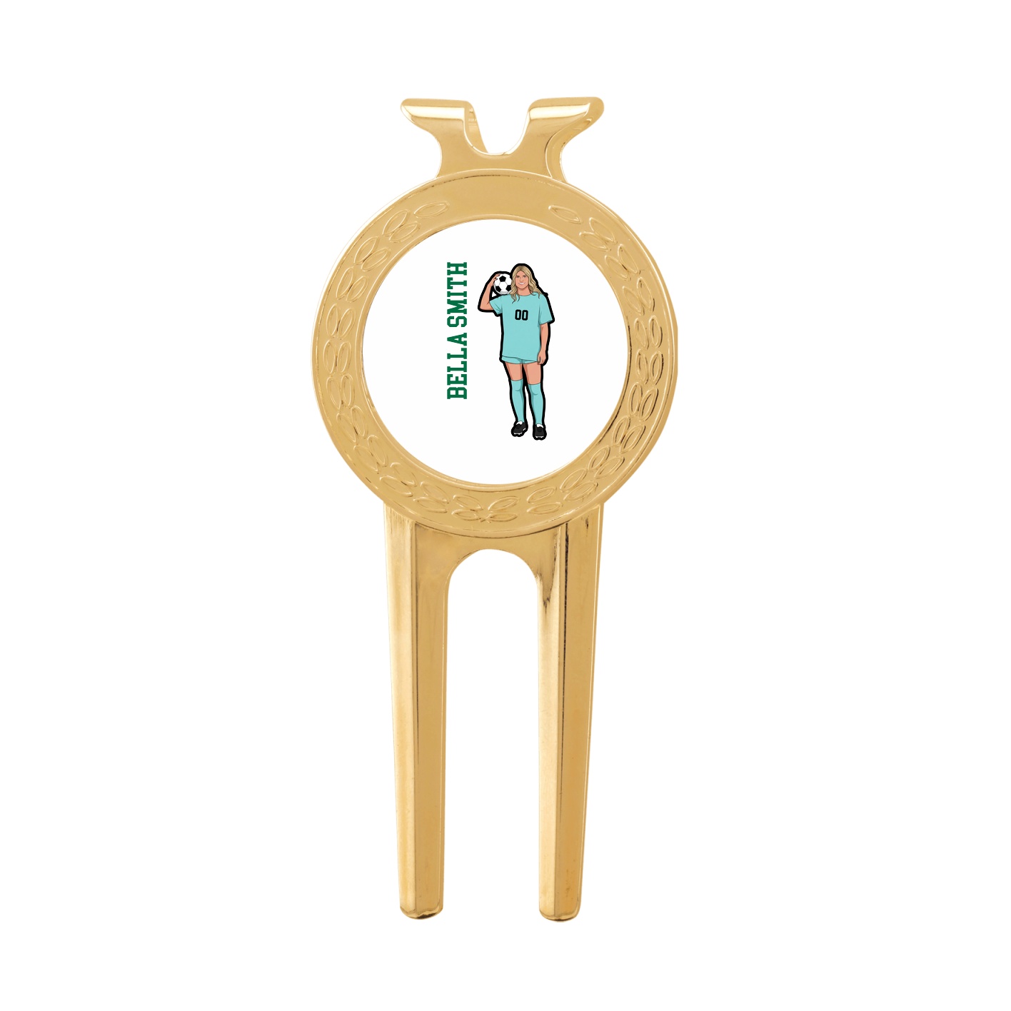 Divot Tool with Ball Marker — Name Vertical in Classic