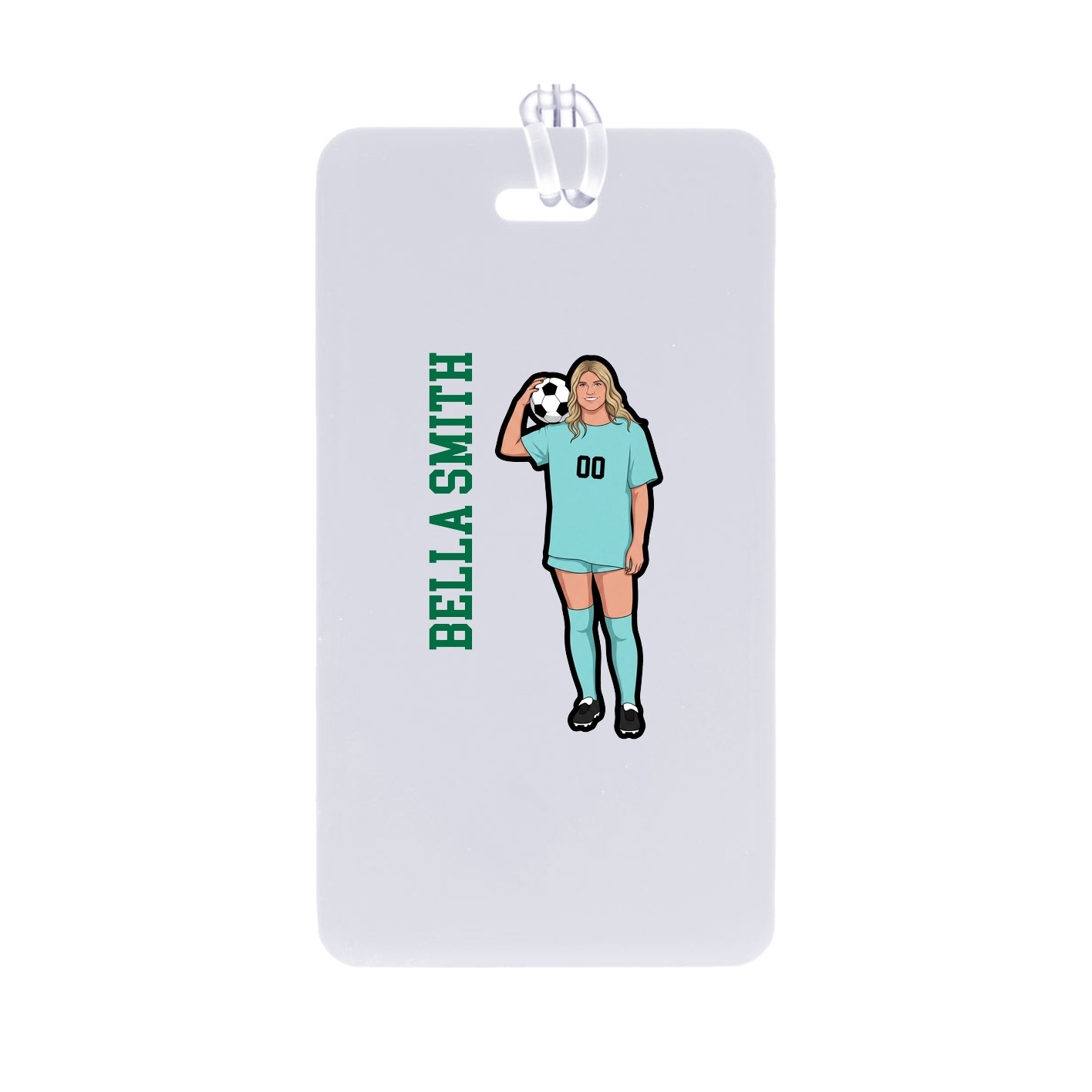 Bag Tag — Name Vertical in Classic